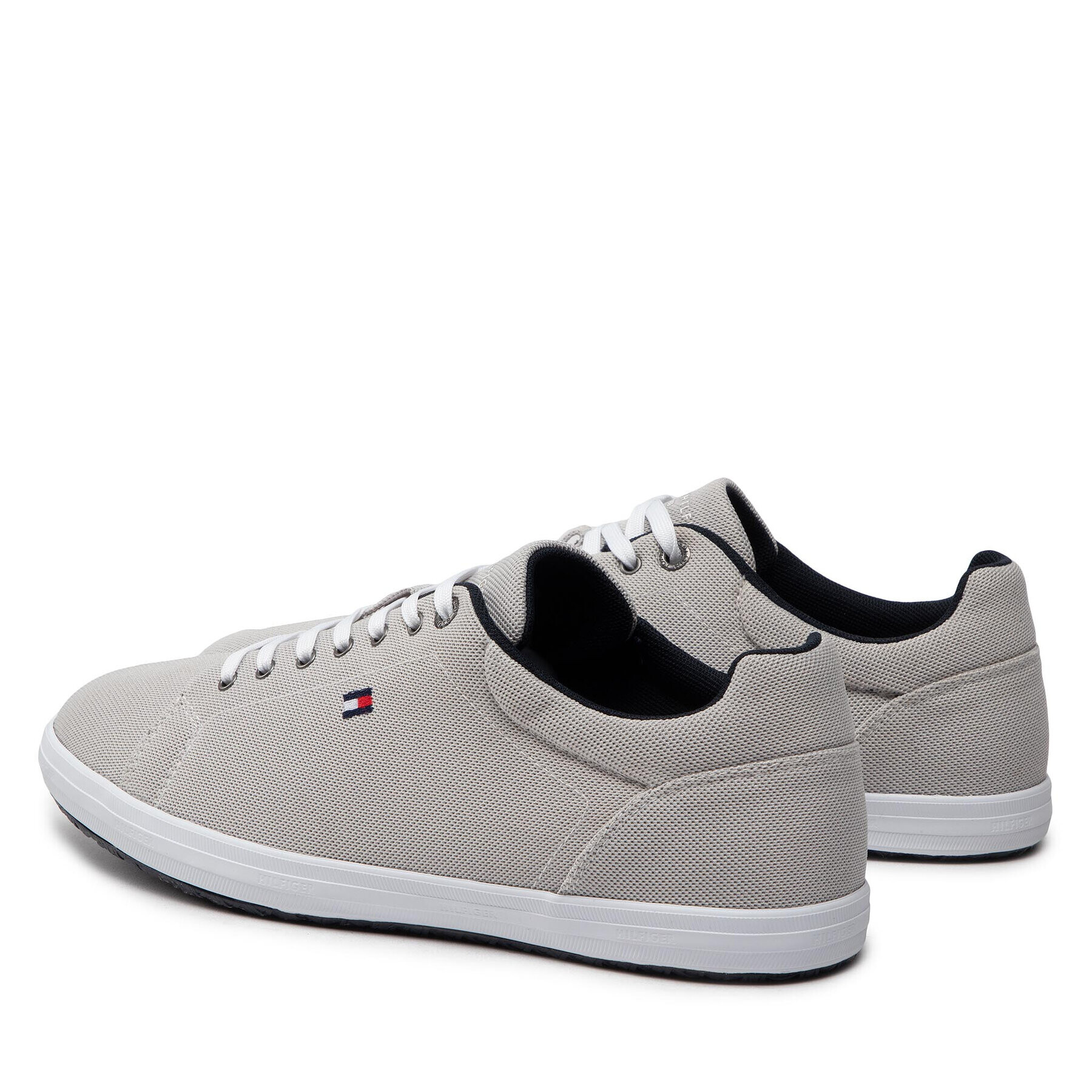 Tommy Hilfiger Гуменки Iconic Vulc Mesh Logo FM0FM04034 Сив - Pepit.bg