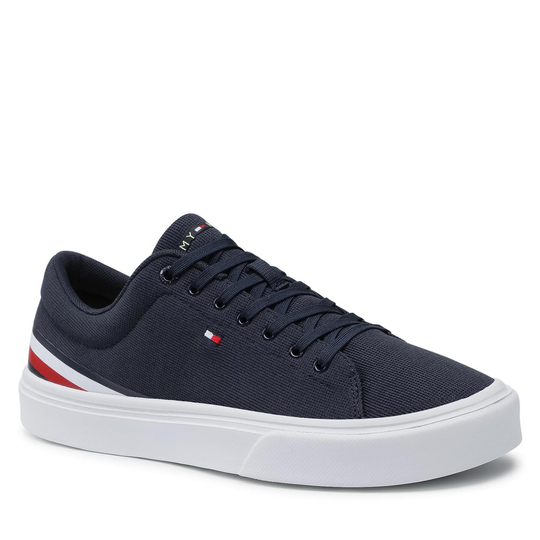 Tommy Hilfiger Гуменки Lightweight Stripes Sneaker FM0FM03612 Тъмносин - Pepit.bg