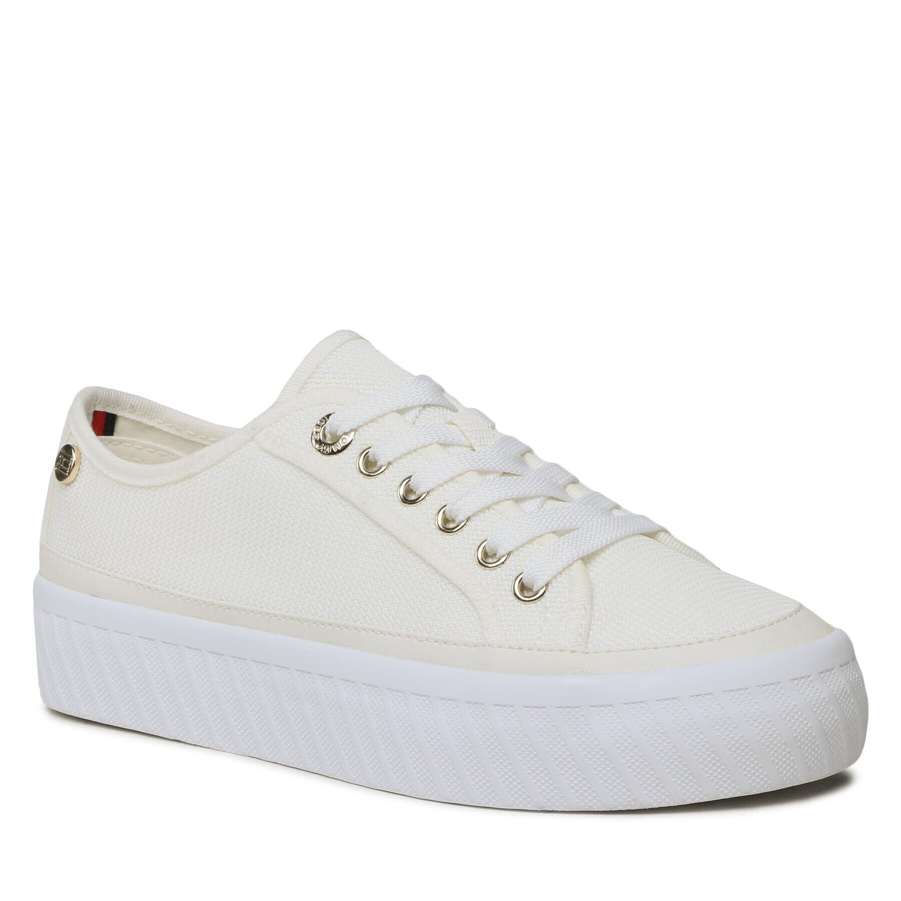 Tommy Hilfiger Гуменки Platform Vulcanized Sneaker FW0FW07156 Бежов - Pepit.bg