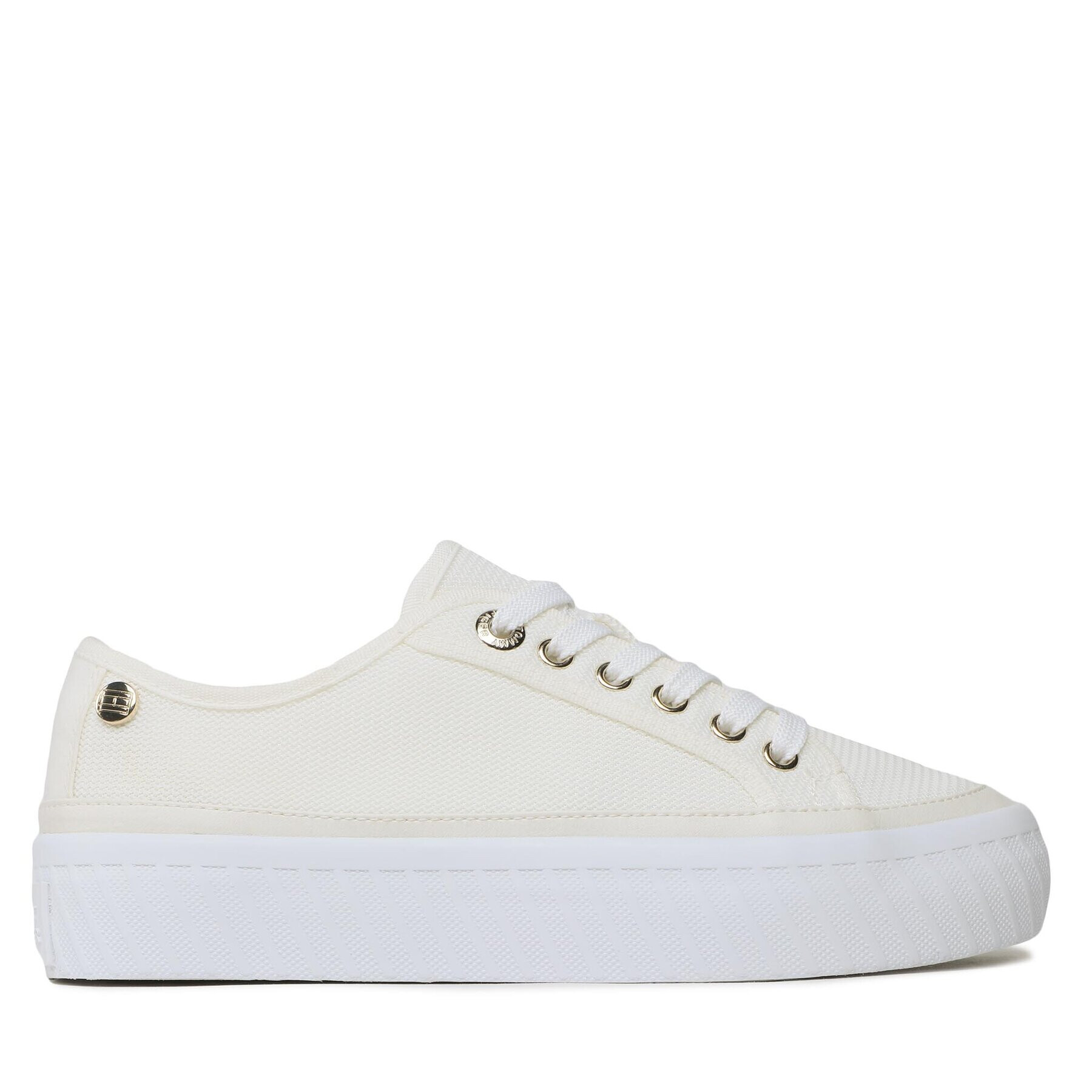 Tommy Hilfiger Гуменки Platform Vulcanized Sneaker FW0FW07156 Бежов - Pepit.bg