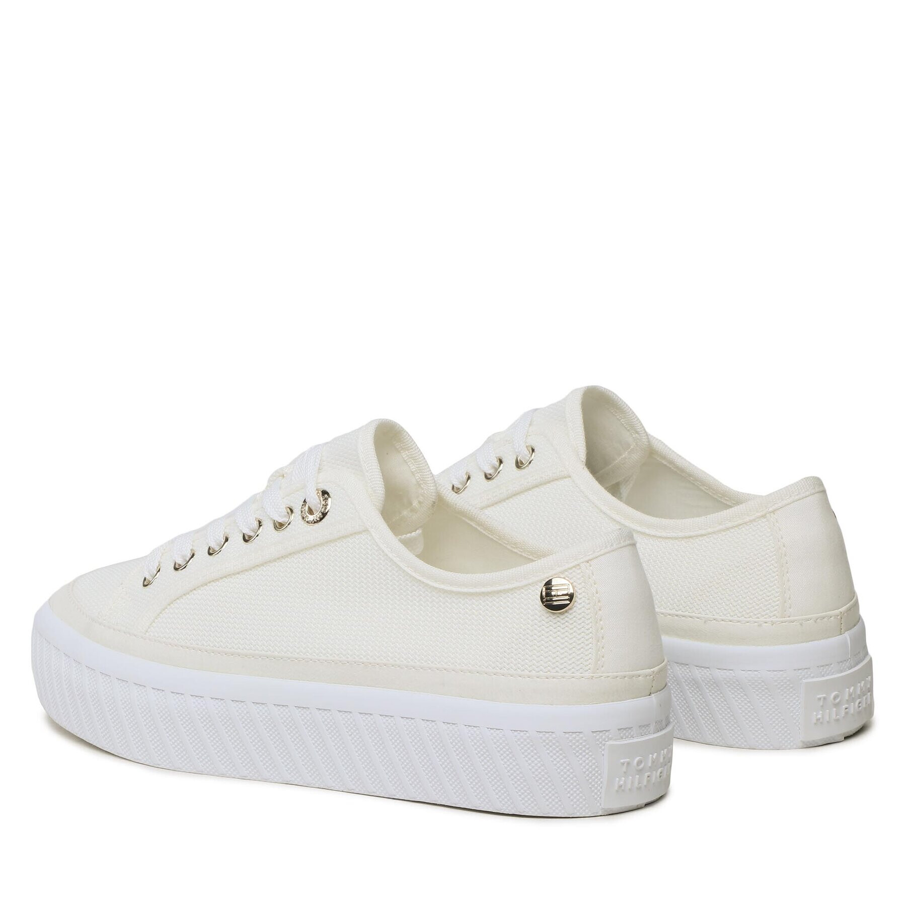Tommy Hilfiger Гуменки Platform Vulcanized Sneaker FW0FW07156 Бежов - Pepit.bg