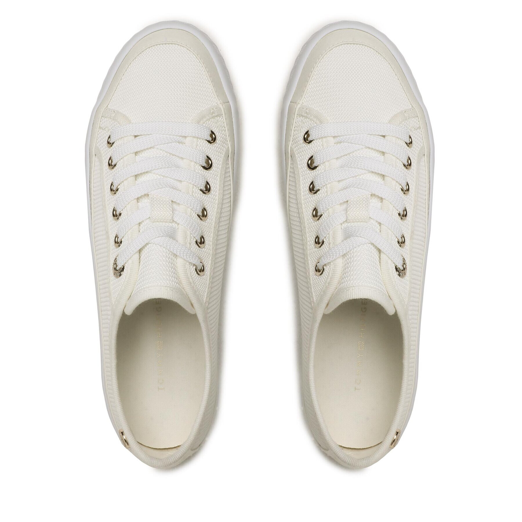Tommy Hilfiger Гуменки Platform Vulcanized Sneaker FW0FW07156 Бежов - Pepit.bg