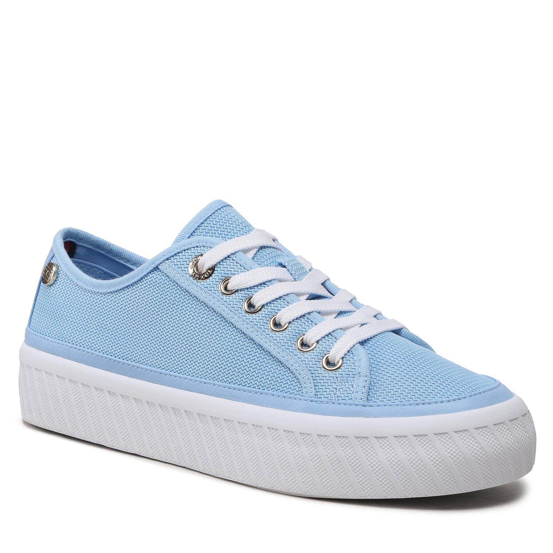 Tommy Hilfiger Гуменки Platform Vulcanized Sneaker FW0FW07156 Син - Pepit.bg