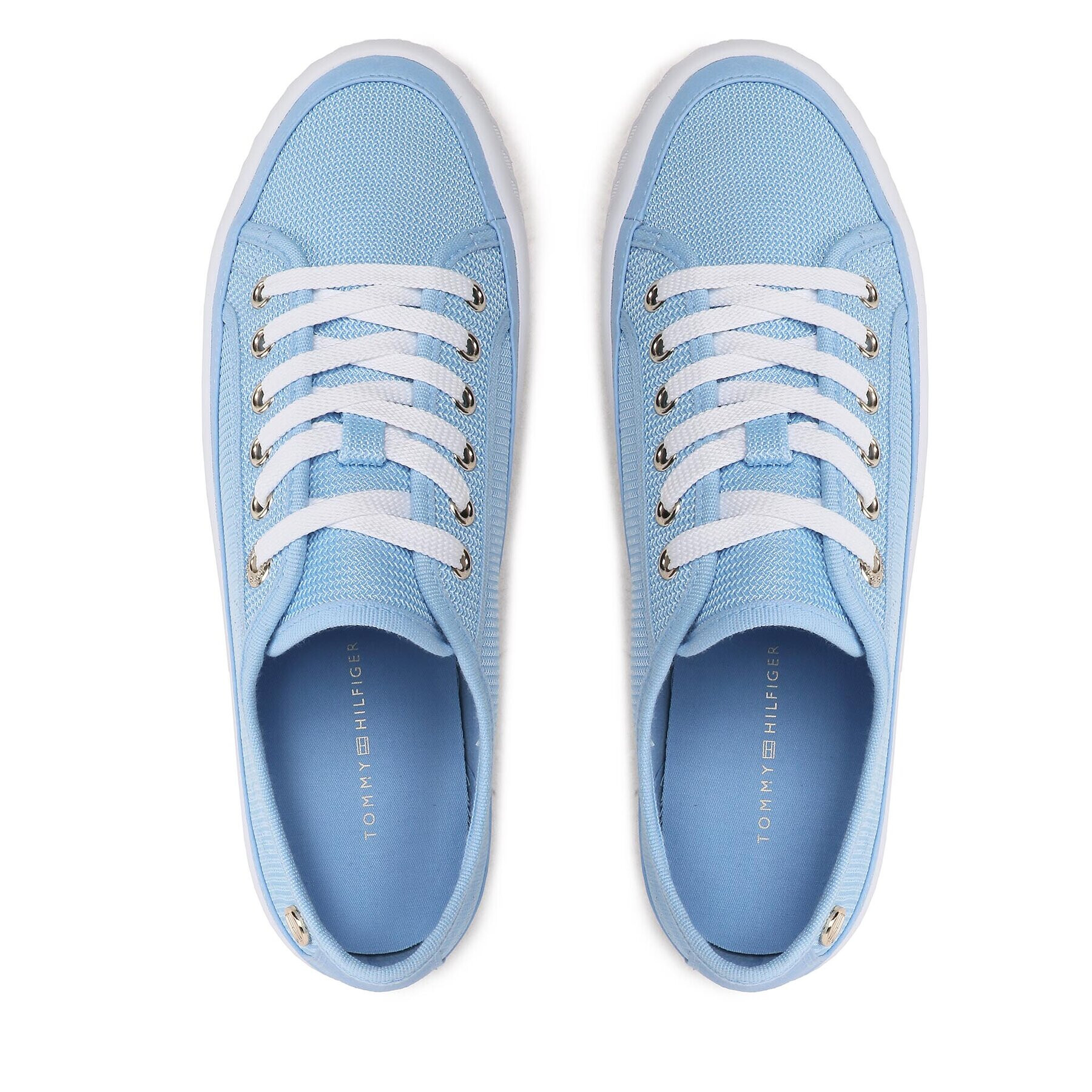 Tommy Hilfiger Гуменки Platform Vulcanized Sneaker FW0FW07156 Син - Pepit.bg