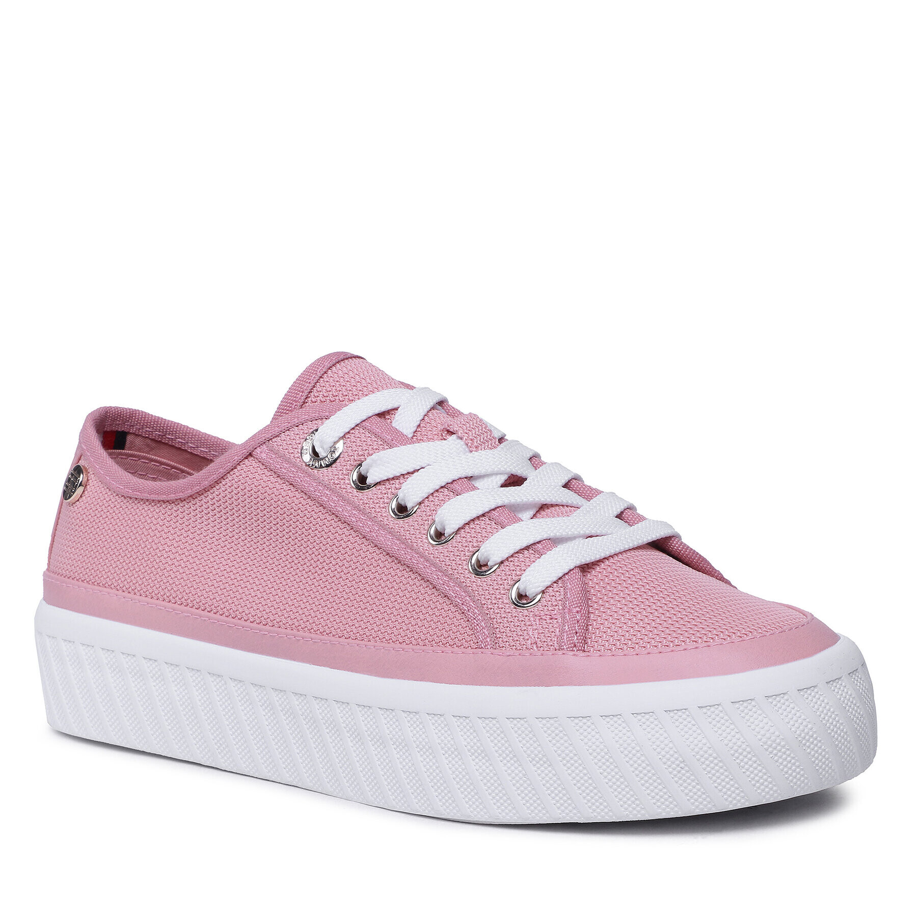 Tommy Hilfiger Гуменки Platform Vulcanized Sneaker FW0FW07156 Розов - Pepit.bg