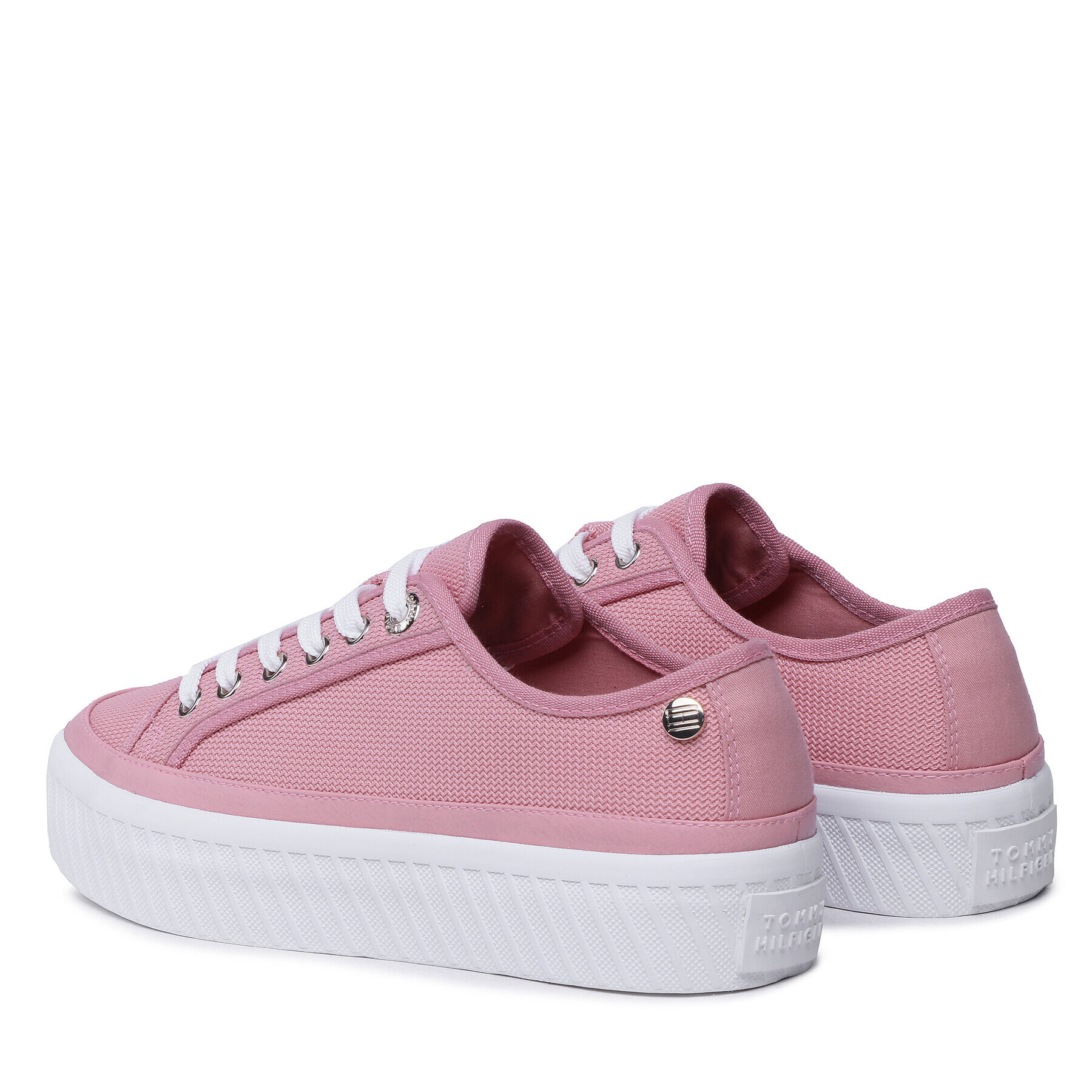 Tommy Hilfiger Гуменки Platform Vulcanized Sneaker FW0FW07156 Розов - Pepit.bg