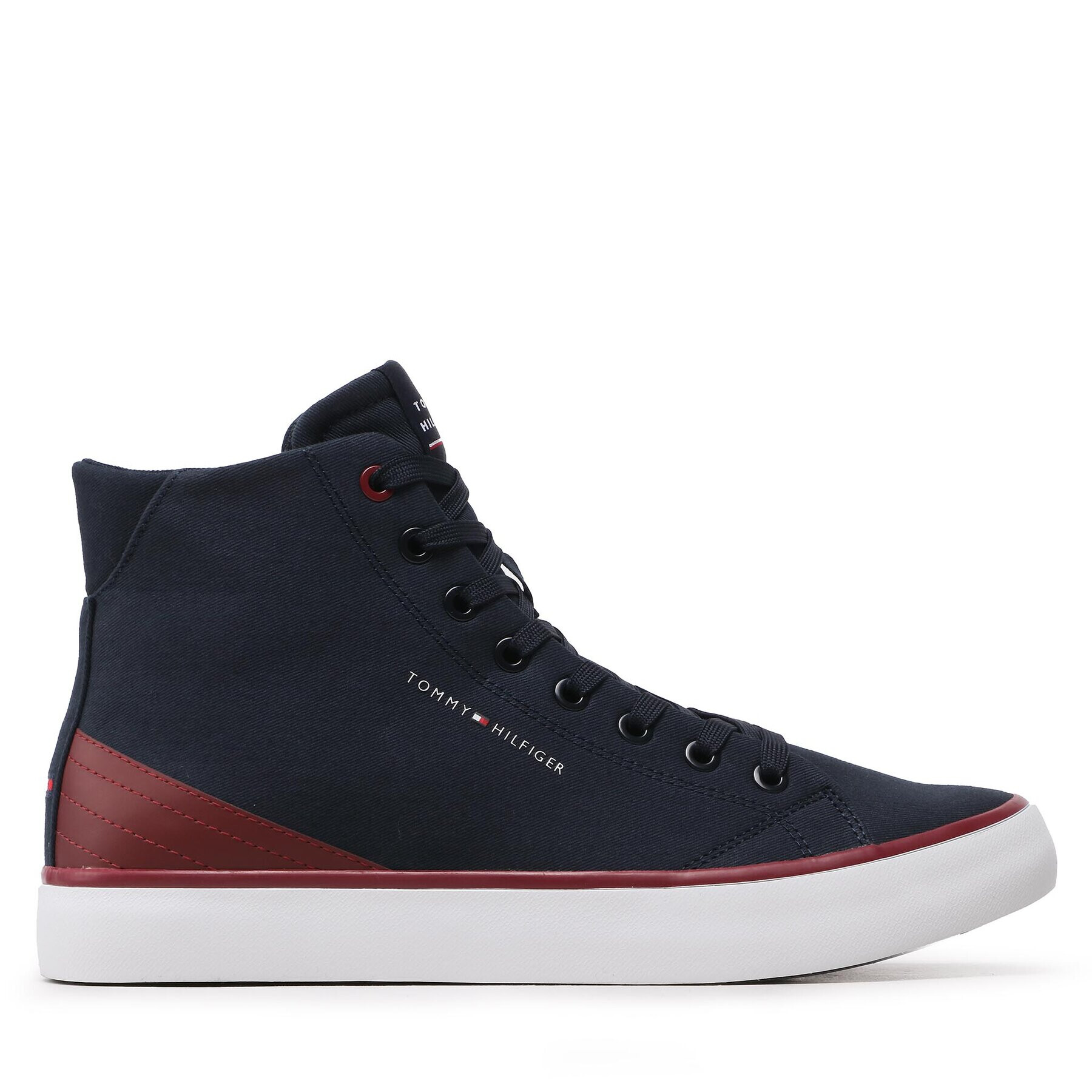 Tommy Hilfiger Гуменки Th Hi Vulc Core Canvas FM0FM04729 Тъмносин - Pepit.bg