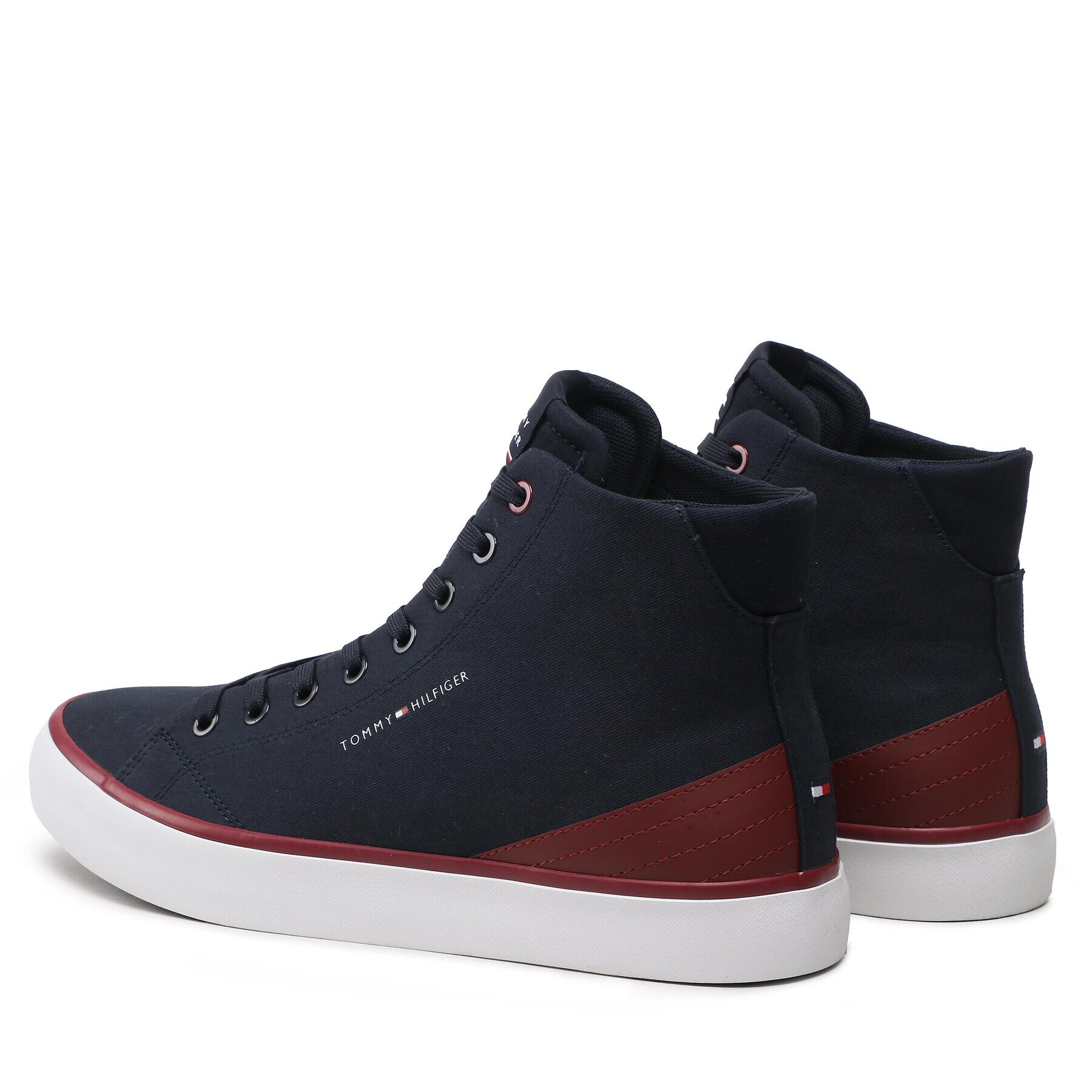 Tommy Hilfiger Гуменки Th Hi Vulc Core Canvas FM0FM04729 Тъмносин - Pepit.bg