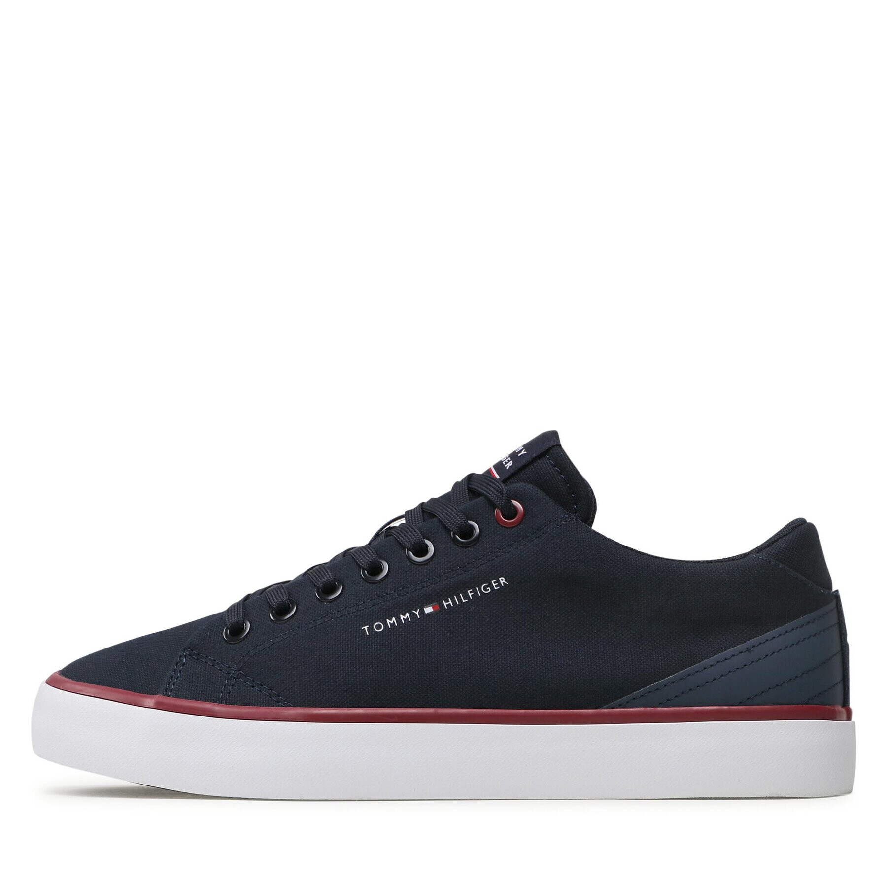 Tommy Hilfiger Гуменки Th Hi Vulc Core Low Canvas FM0FM04737 Тъмносин - Pepit.bg