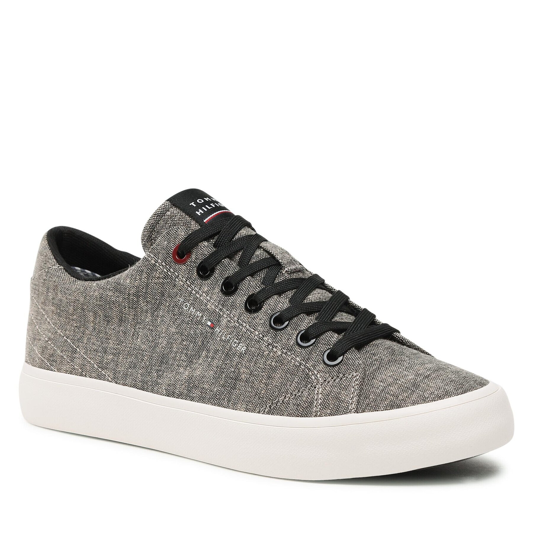 Tommy Hilfiger Гуменки Th Hi Vulc Core Low Chambray FM0FM04738 Сив - Pepit.bg