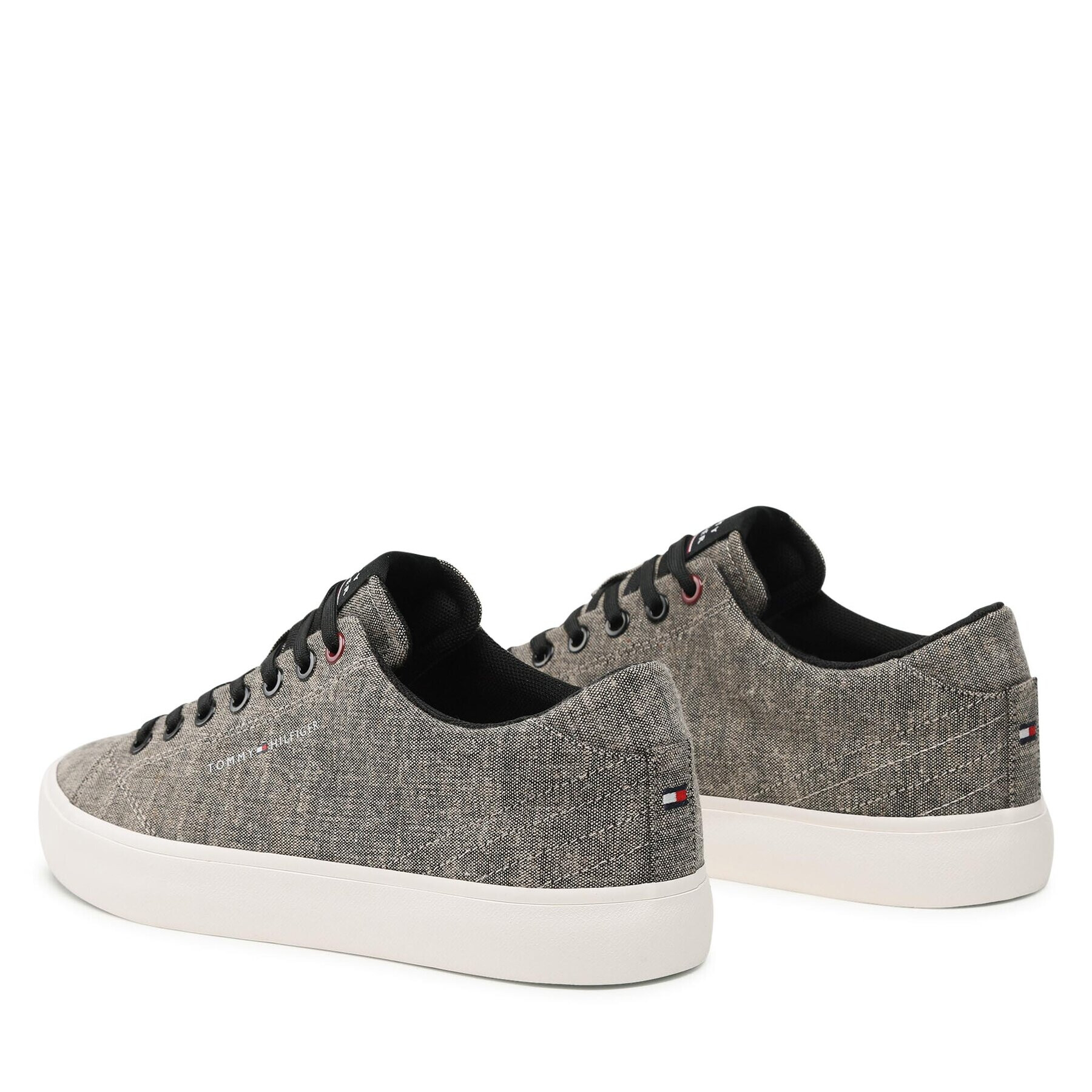 Tommy Hilfiger Гуменки Th Hi Vulc Core Low Chambray FM0FM04738 Сив - Pepit.bg