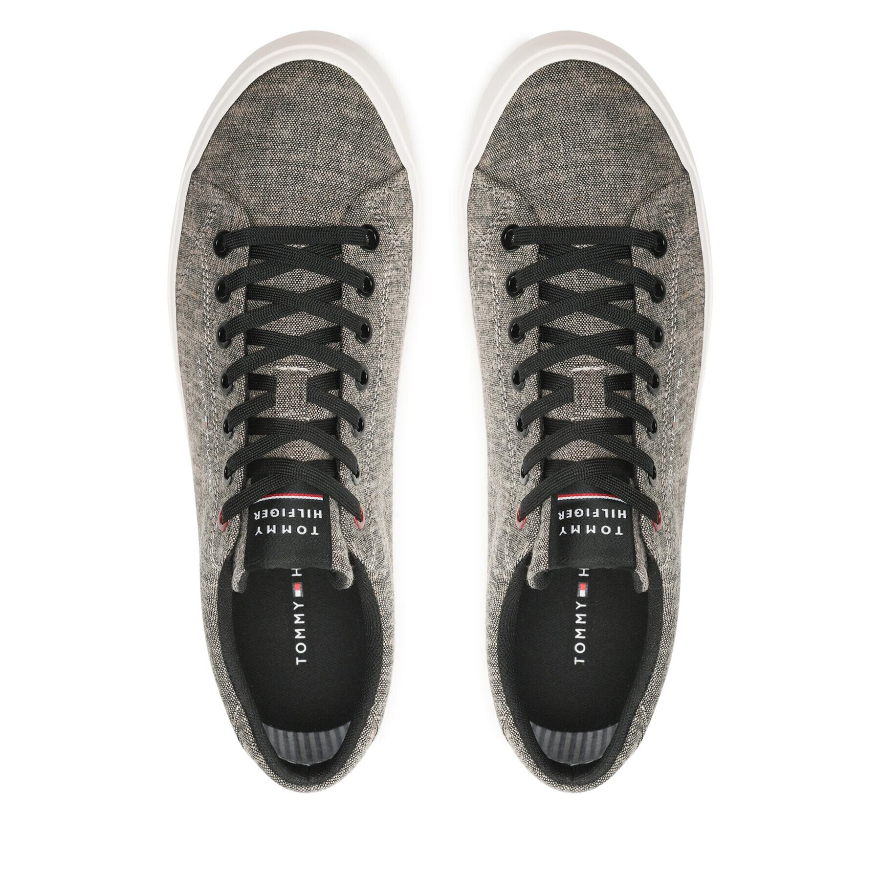 Tommy Hilfiger Гуменки Th Hi Vulc Core Low Chambray FM0FM04738 Сив - Pepit.bg