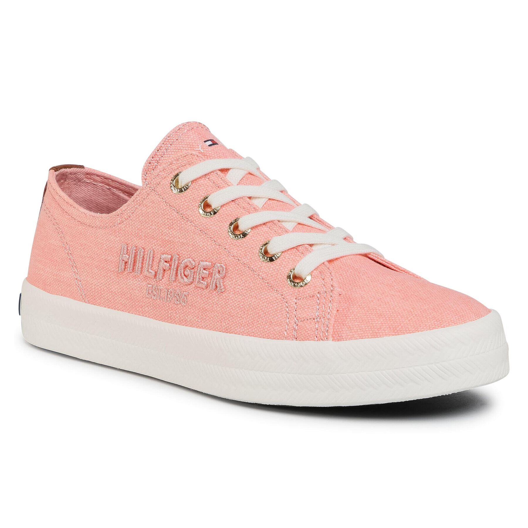 Tommy Hilfiger Гуменки Tommy Basic Sneaker FW0FW05123 Розов - Pepit.bg