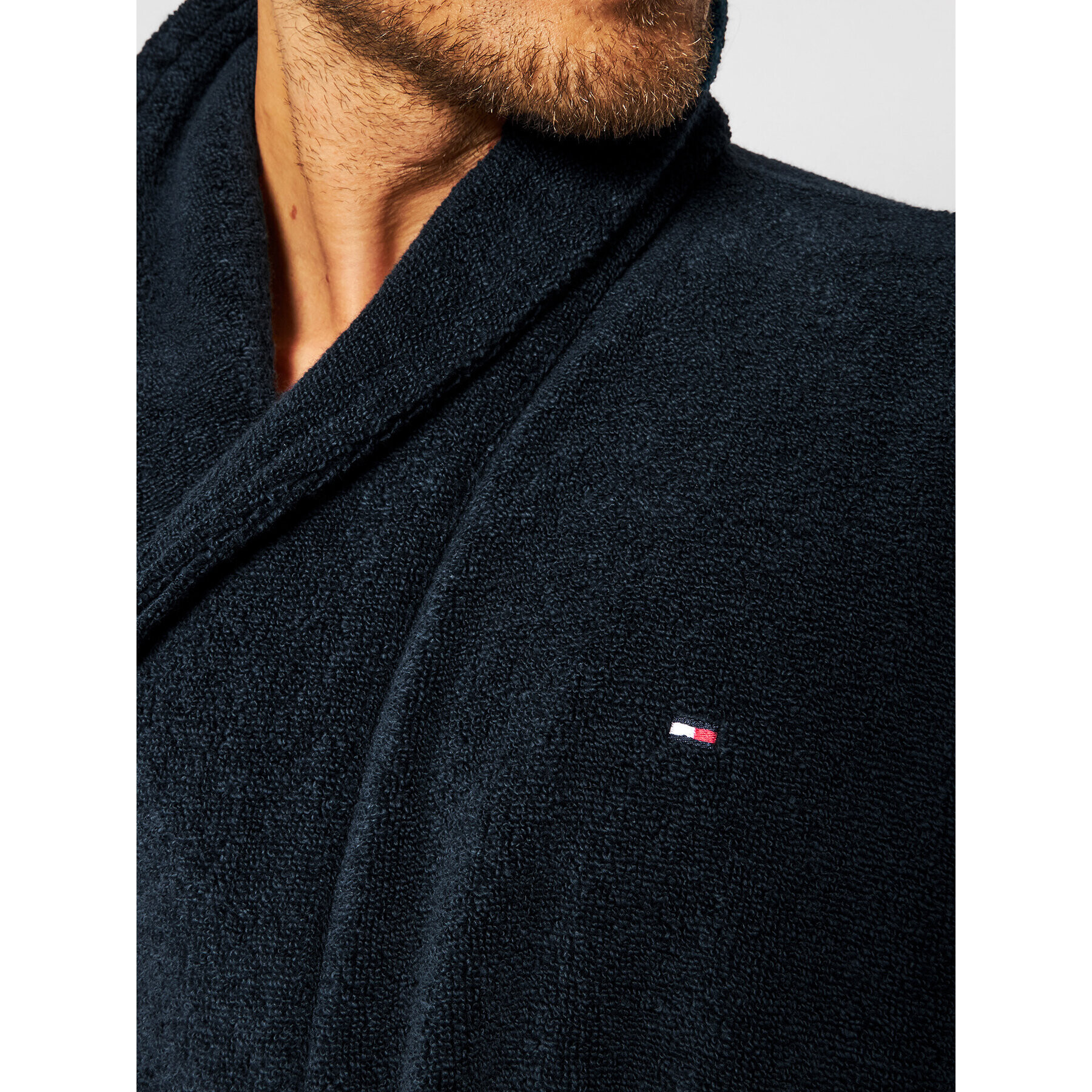 Tommy Hilfiger Халат Icon Bathrobe 2S87905539 Тъмносин - Pepit.bg