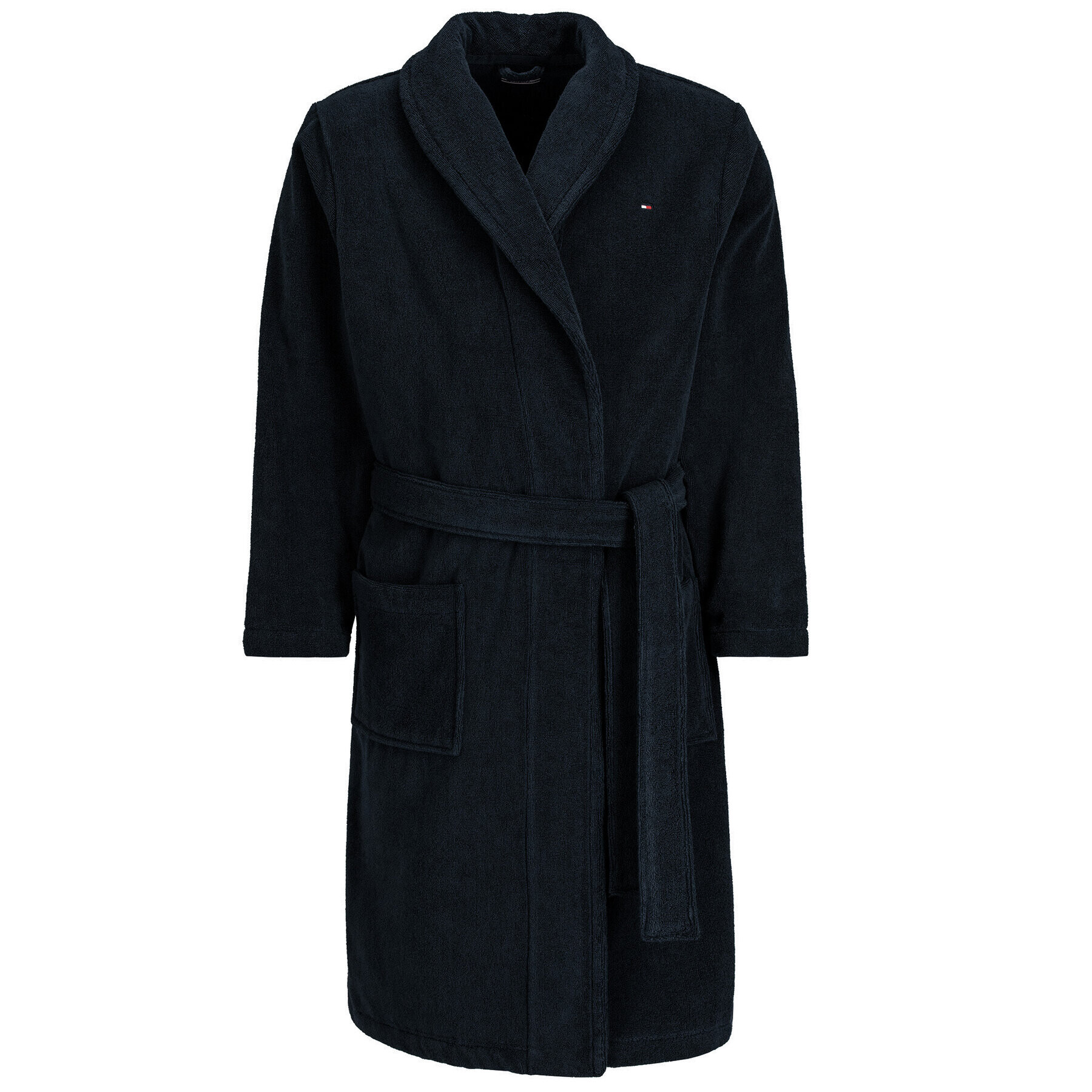 Tommy Hilfiger Халат Icon Bathrobe 2S87905539 Тъмносин - Pepit.bg