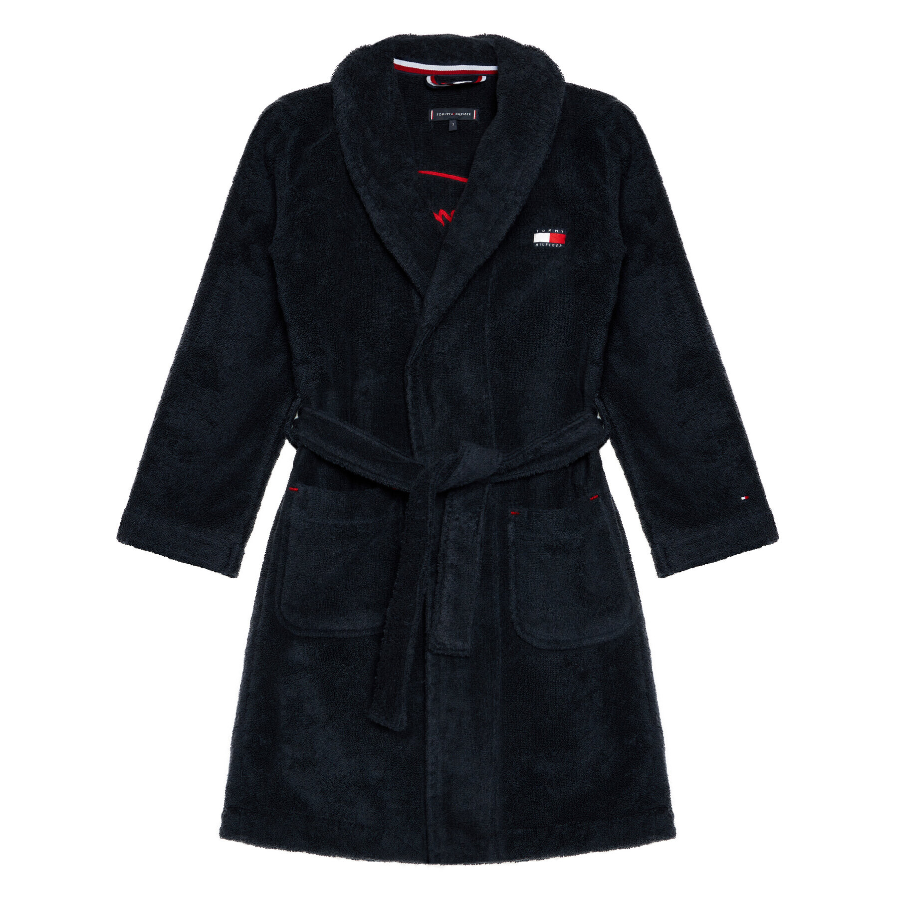 Tommy Hilfiger Халат Robe UB0UB00374 Тъмносин - Pepit.bg