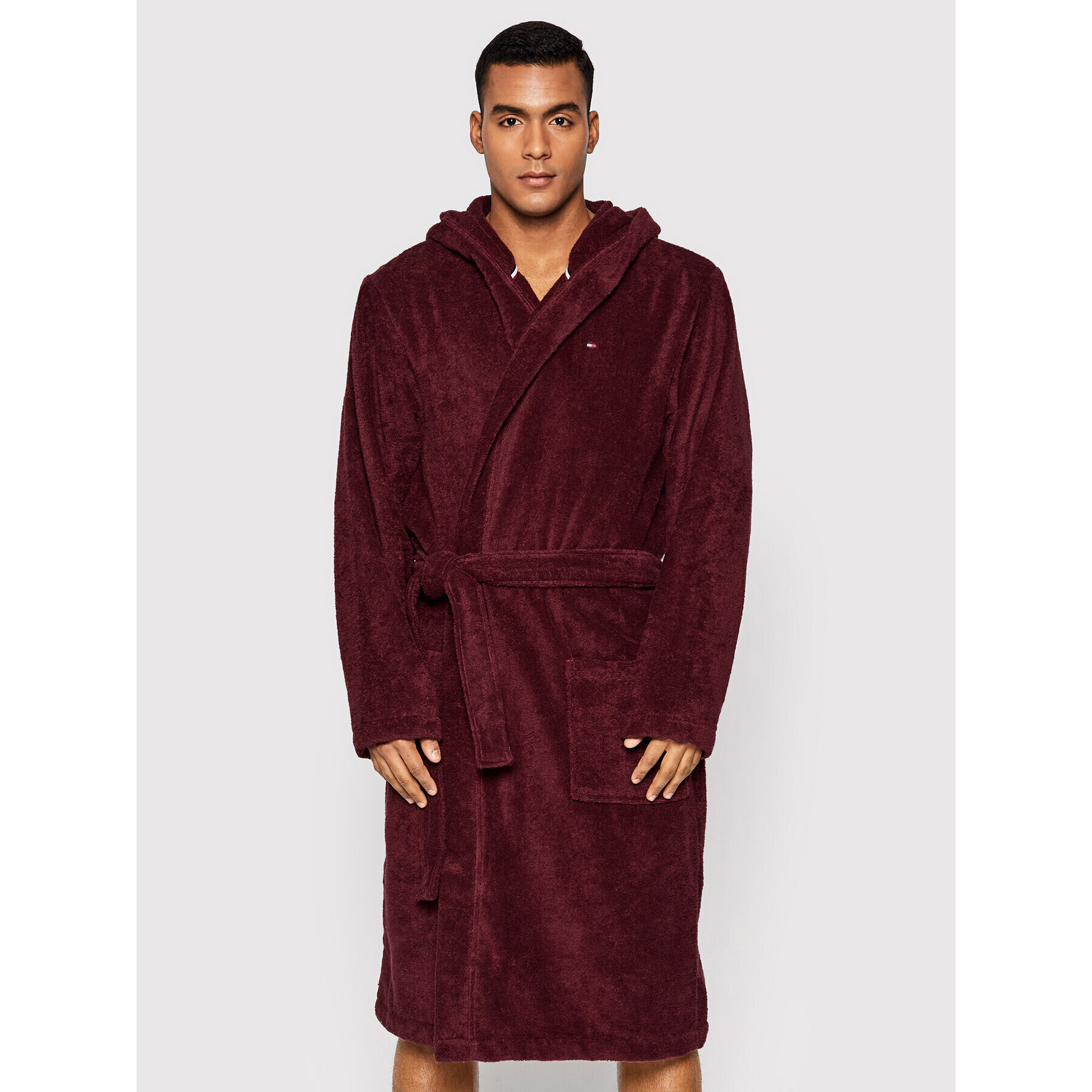 Tommy Hilfiger Халат Towelling UM0UM01606 Бордо - Pepit.bg