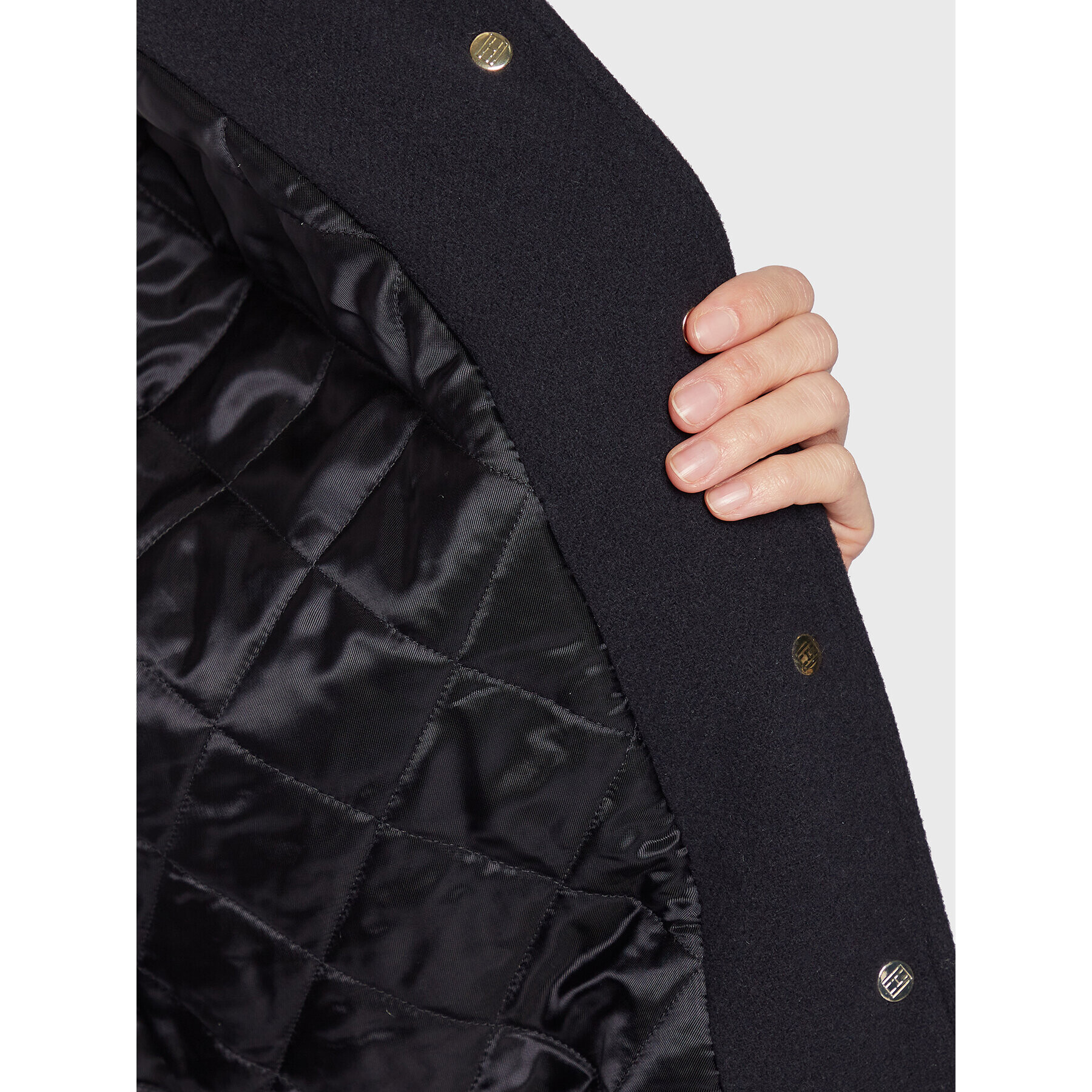 Tommy Hilfiger Яке бомбър Blend WW0WW37308 Тъмносин Regular Fit - Pepit.bg