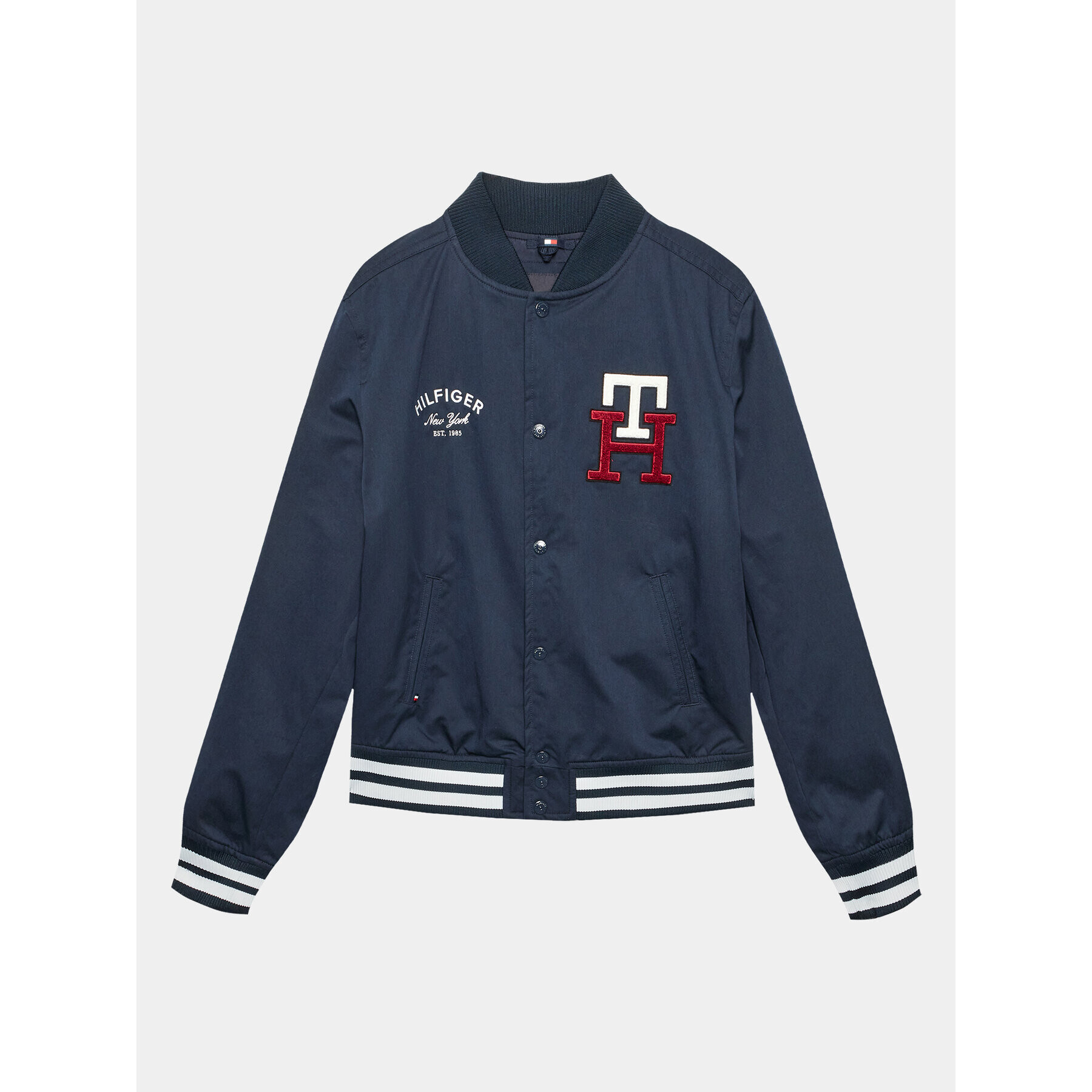 Tommy Hilfiger Яке бомбър Multibadge Monogram KB0KB08226 Тъмносин Regular Fit - Pepit.bg