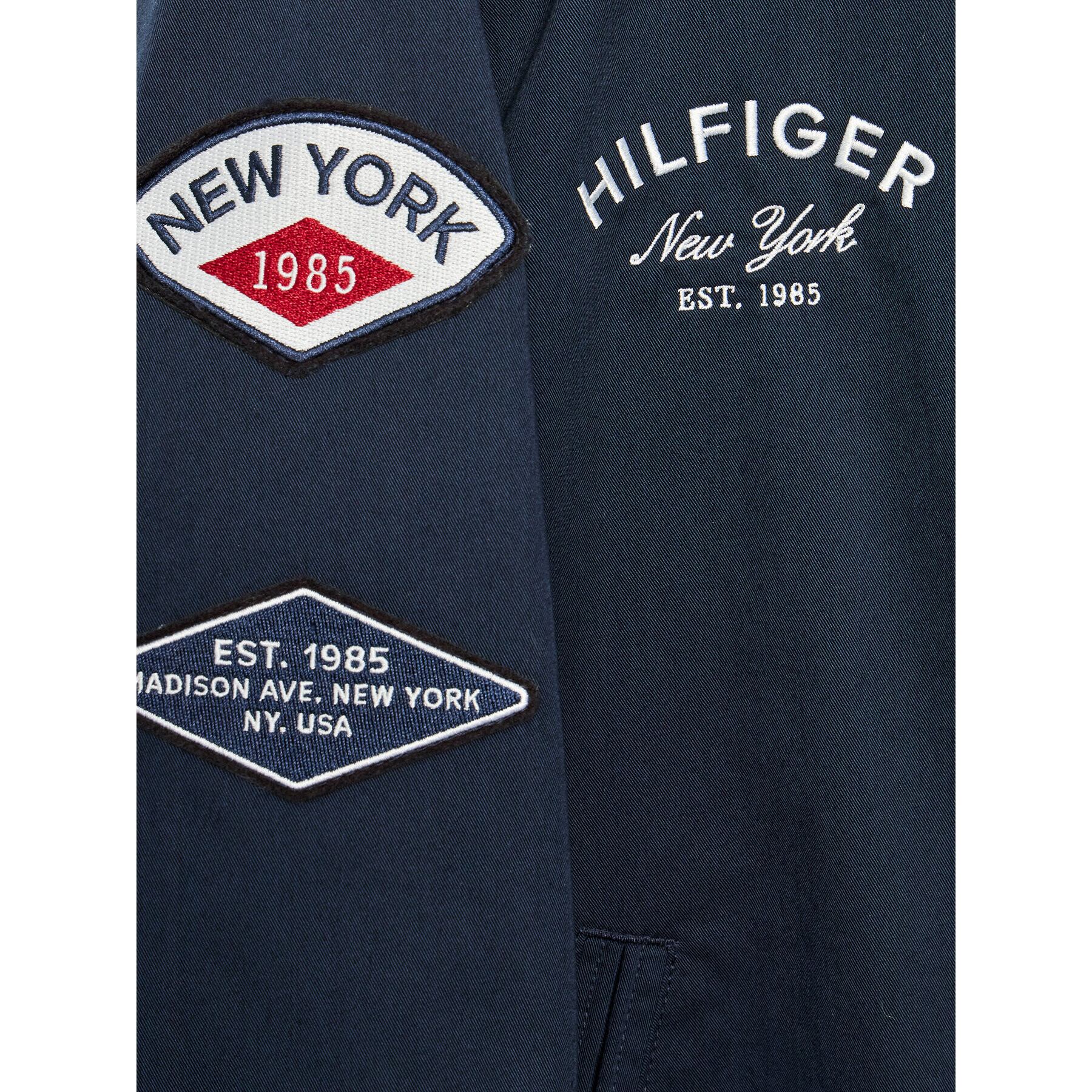 Tommy Hilfiger Яке бомбър Multibadge Monogram KB0KB08226 Тъмносин Regular Fit - Pepit.bg