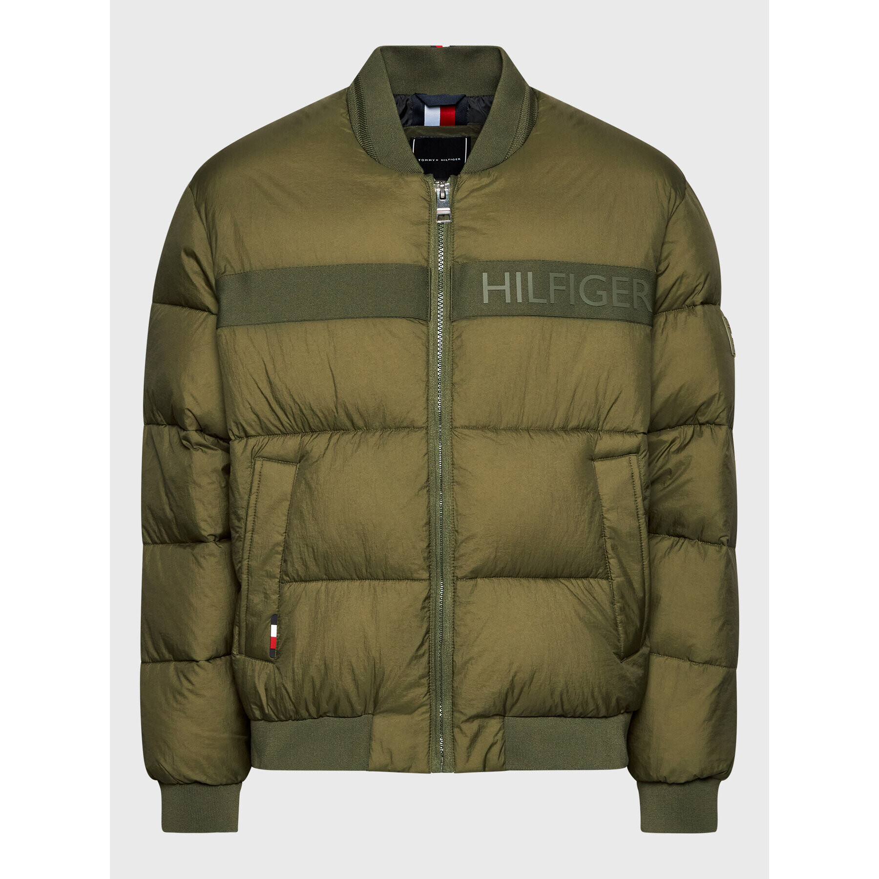Tommy Hilfiger Яке бомбър MW0MW28722 Зелен Regular Fit - Pepit.bg