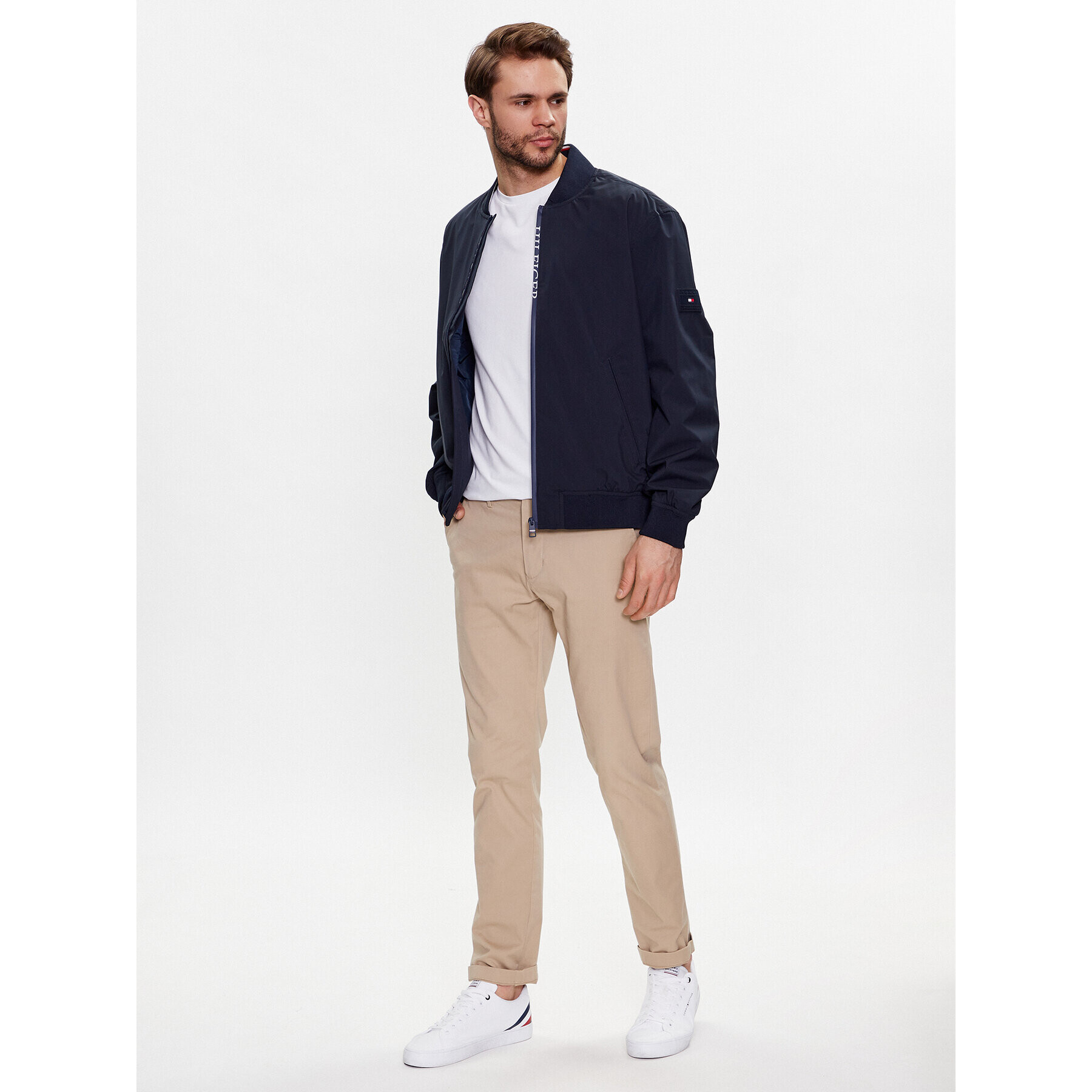 Tommy Hilfiger Яке бомбър MW0MW31338 Тъмносин Regular Fit - Pepit.bg