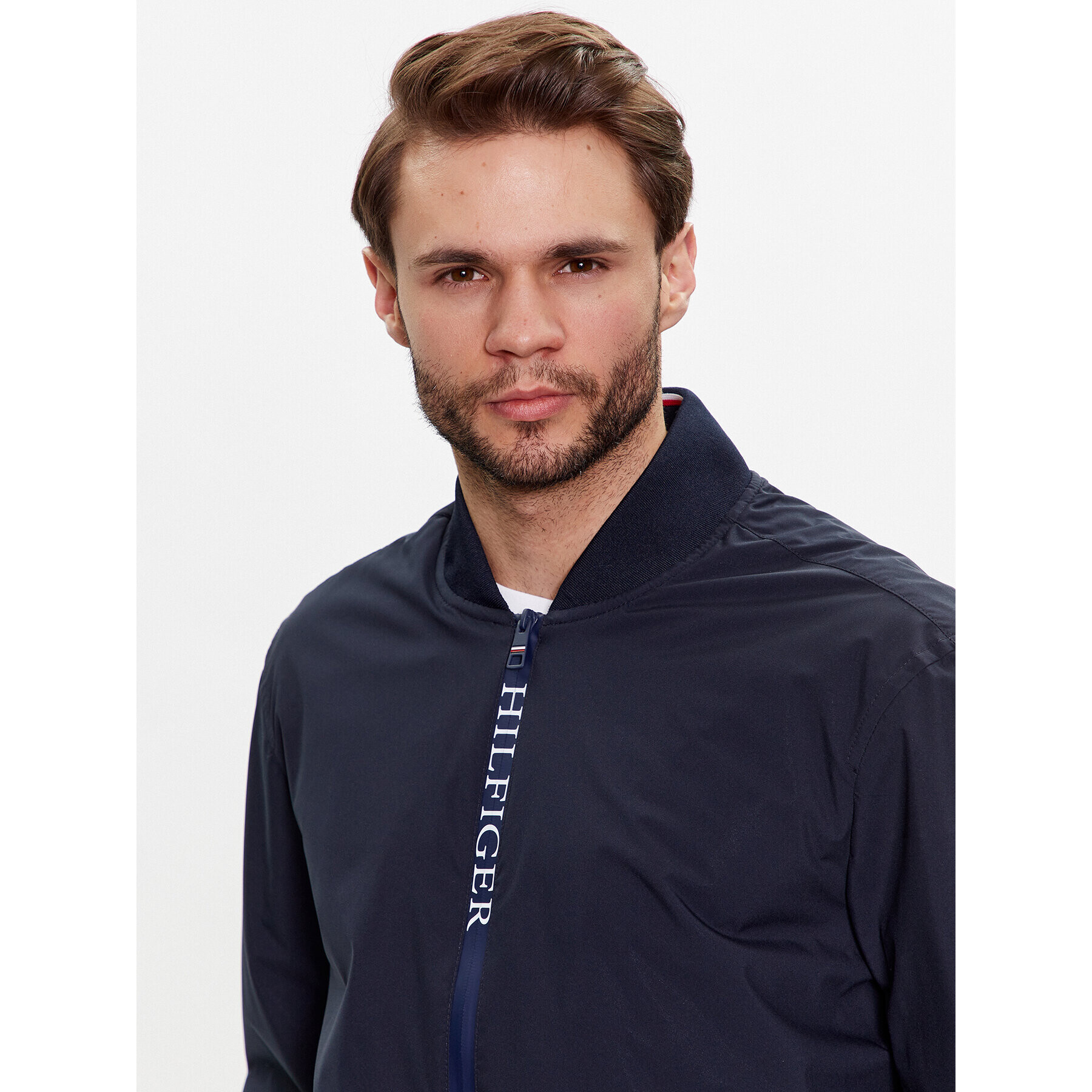 Tommy Hilfiger Яке бомбър MW0MW31338 Тъмносин Regular Fit - Pepit.bg