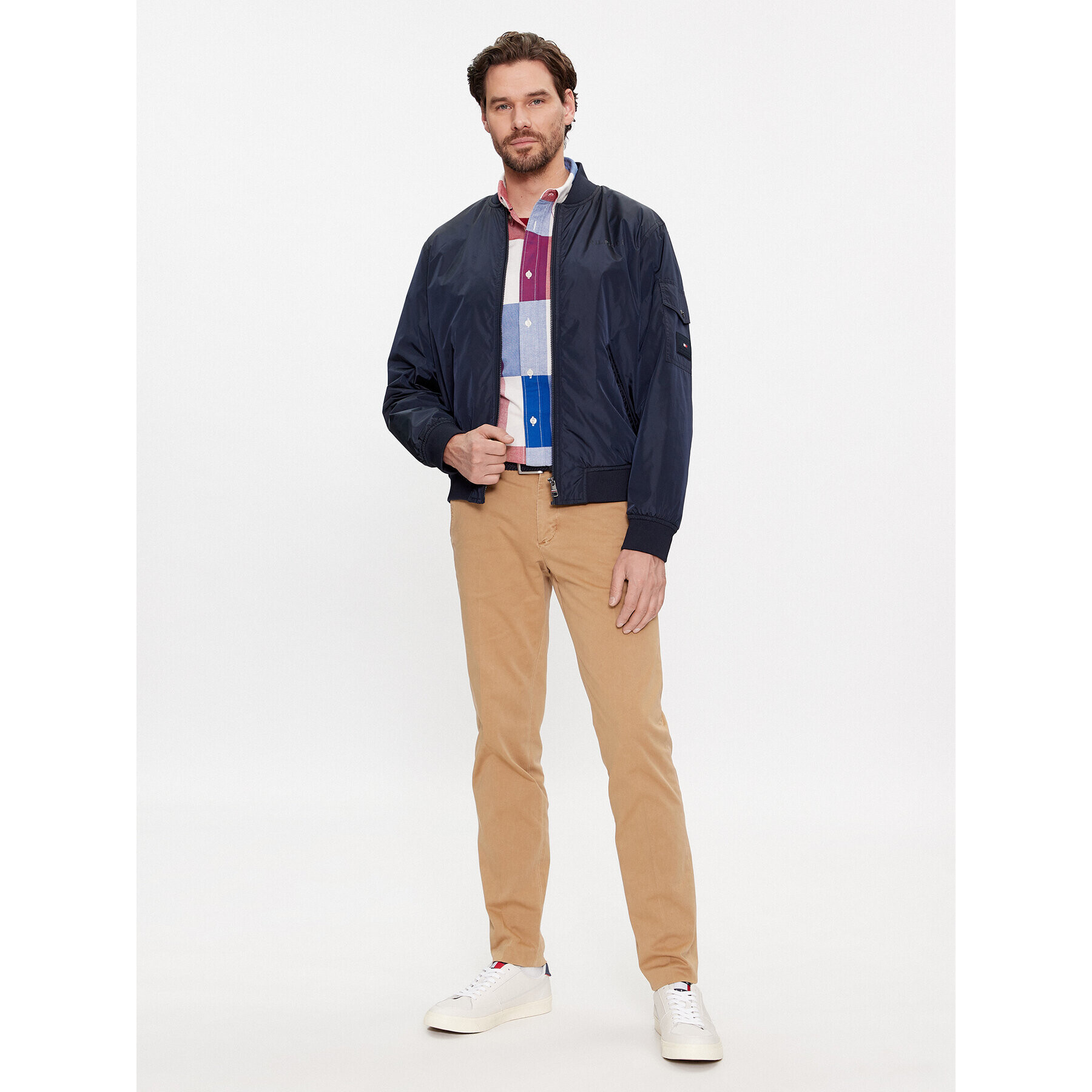Tommy Hilfiger Яке бомбър MW0MW31642 Тъмносин Regular Fit - Pepit.bg
