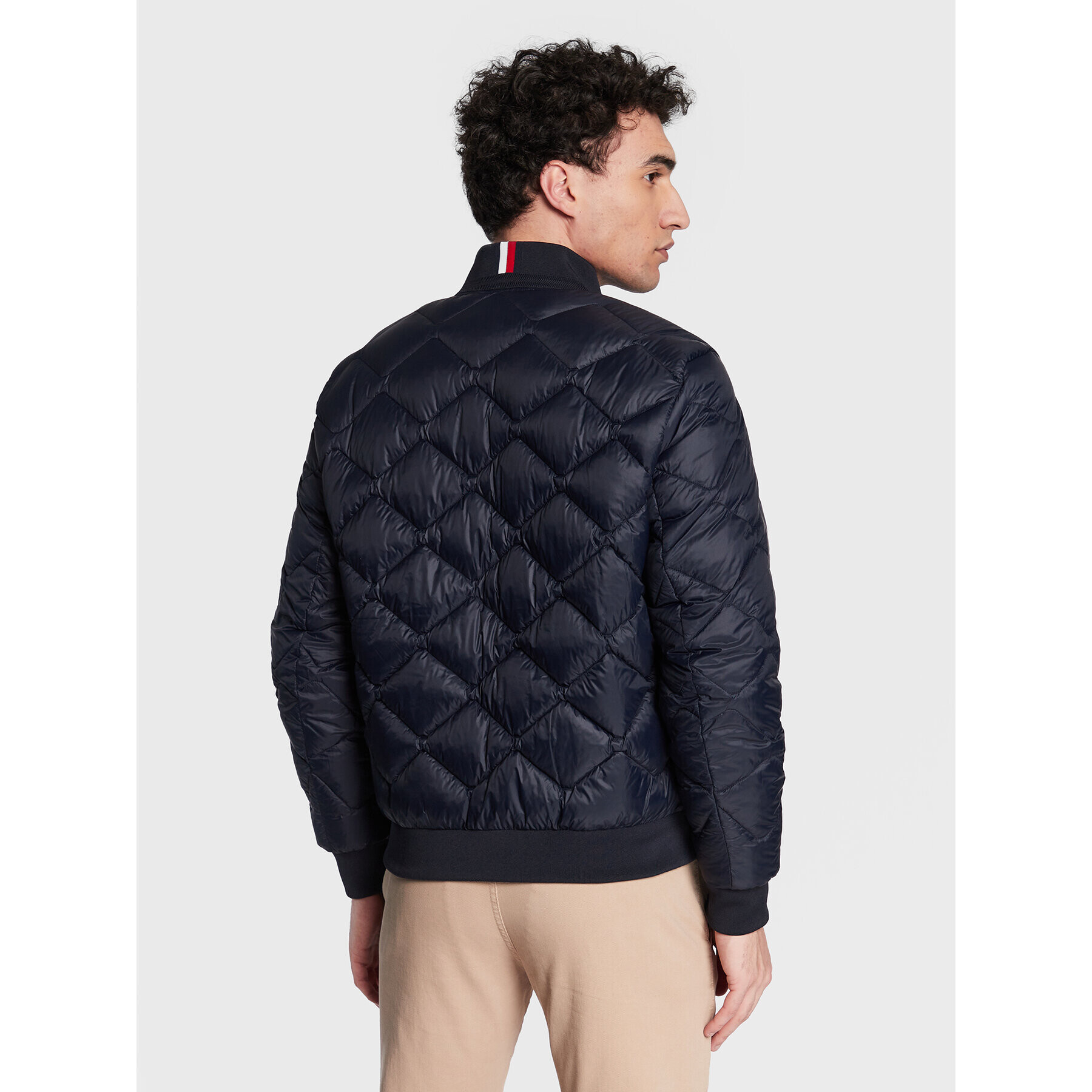 Tommy Hilfiger Яке бомбър Quilted MW0MW29006 Тъмносин Regular Fit - Pepit.bg