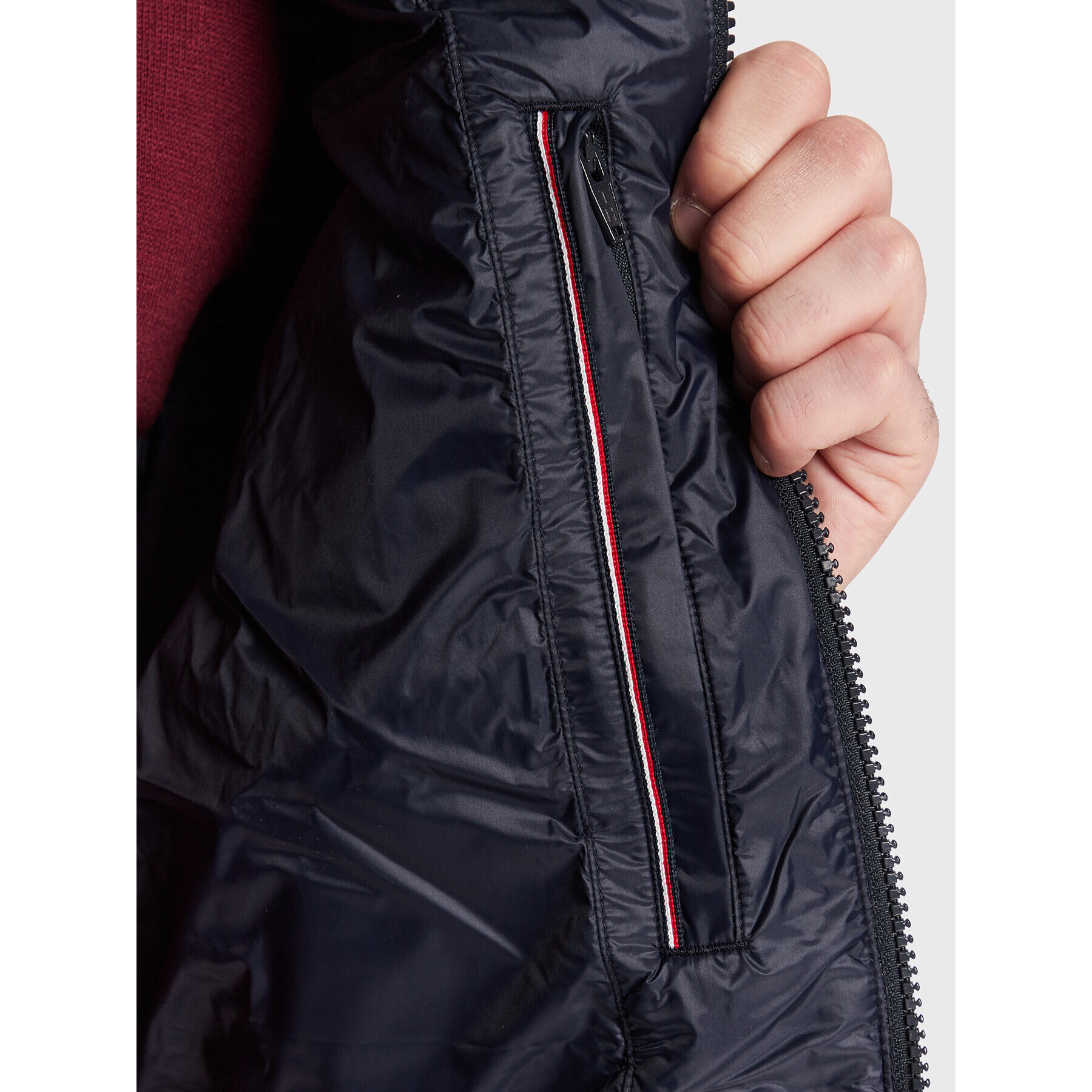 Tommy Hilfiger Яке бомбър Quilted MW0MW29006 Тъмносин Regular Fit - Pepit.bg