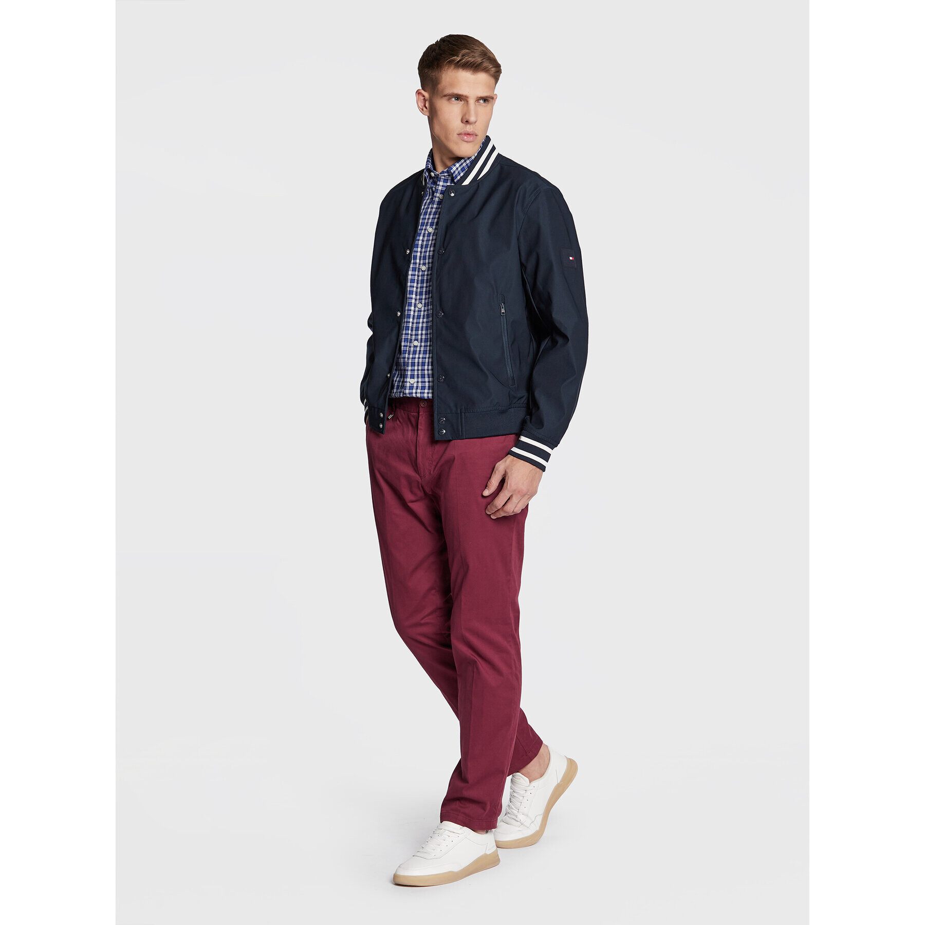 Tommy Hilfiger Яке бомбър Tech Twill MW0MW29682 Тъмносин Regular Fit - Pepit.bg