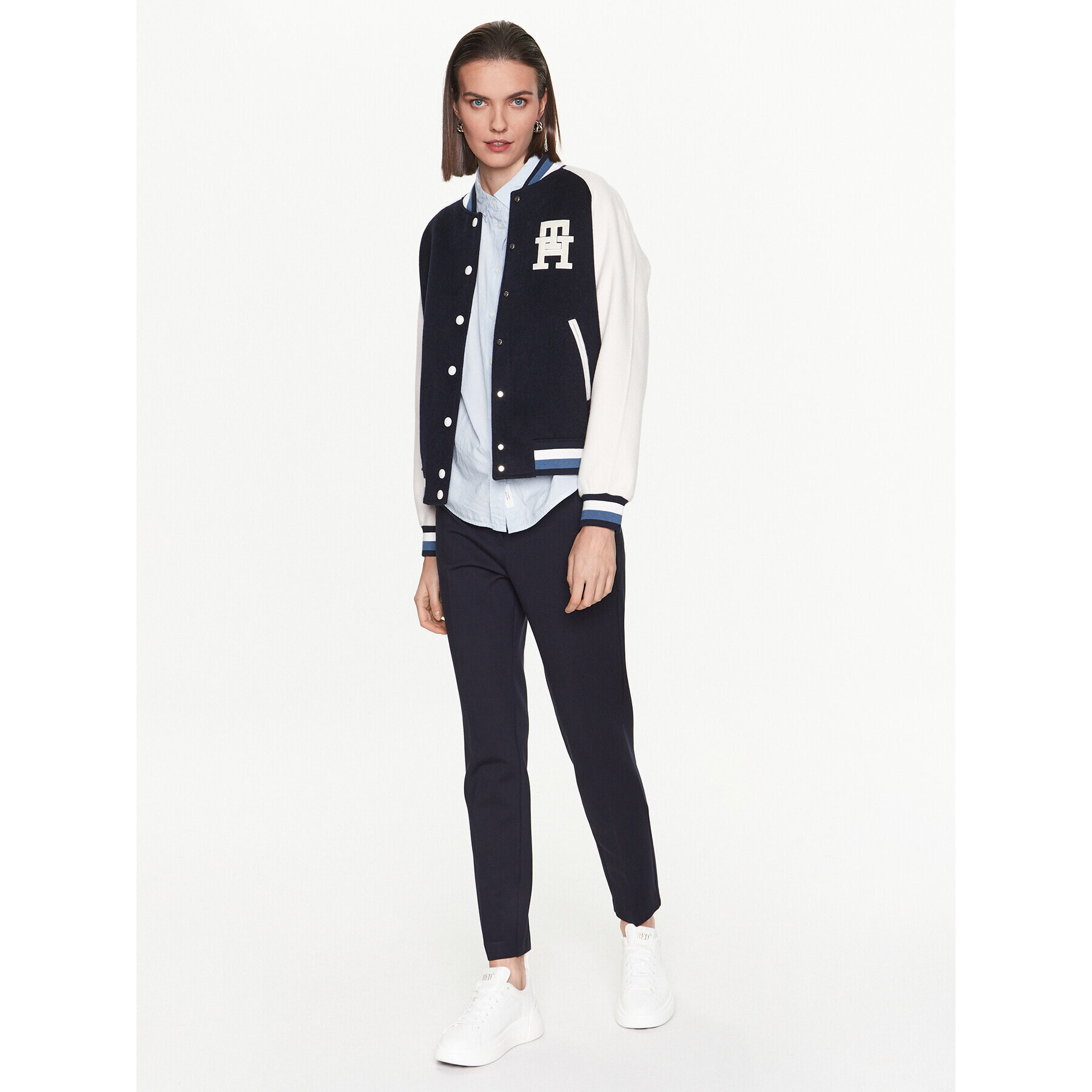 Tommy Hilfiger Яке бомбър Varsity WW0WW38112 Тъмносин Regular Fit - Pepit.bg