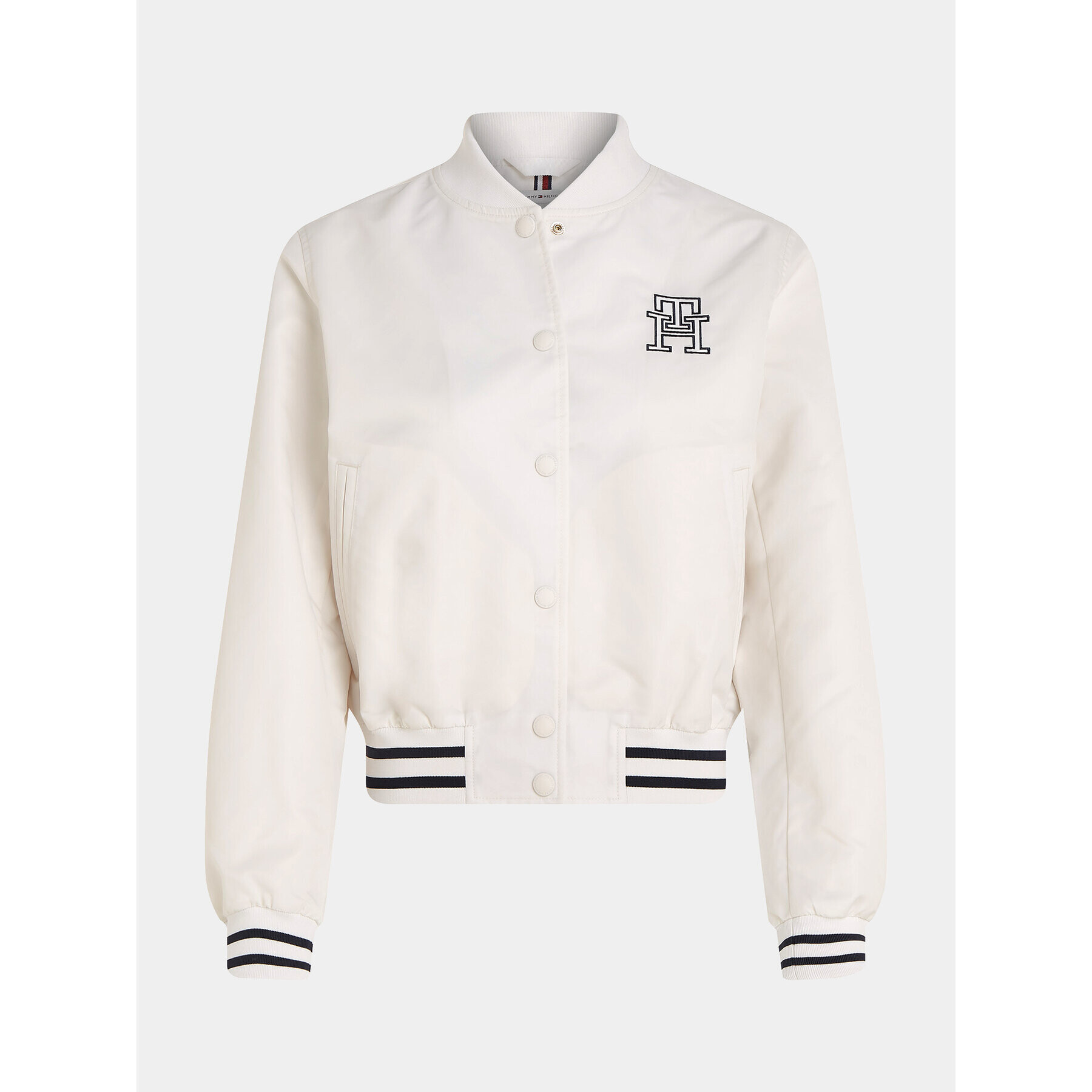 Tommy Hilfiger Яке бомбър Varsity WW0WW38935 Екрю Regular Fit - Pepit.bg