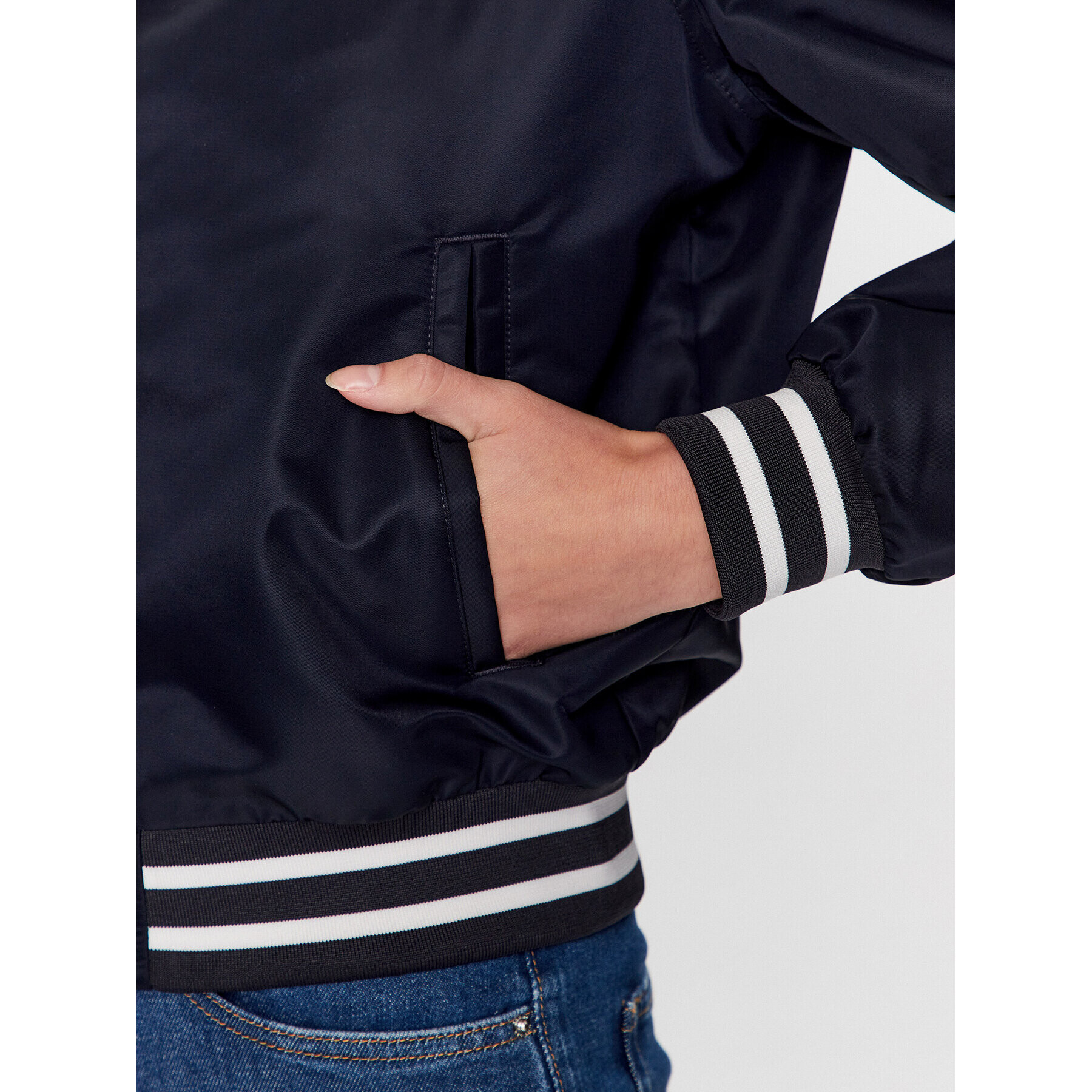 Tommy Hilfiger Яке бомбър Varsity WW0WW38935 Тъмносин Regular Fit - Pepit.bg