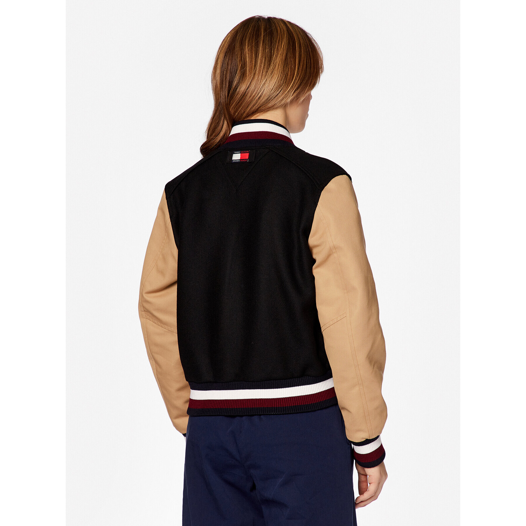 Tommy Hilfiger Яке бомбър Varsity WW0WW38981 Черен Regular Fit - Pepit.bg