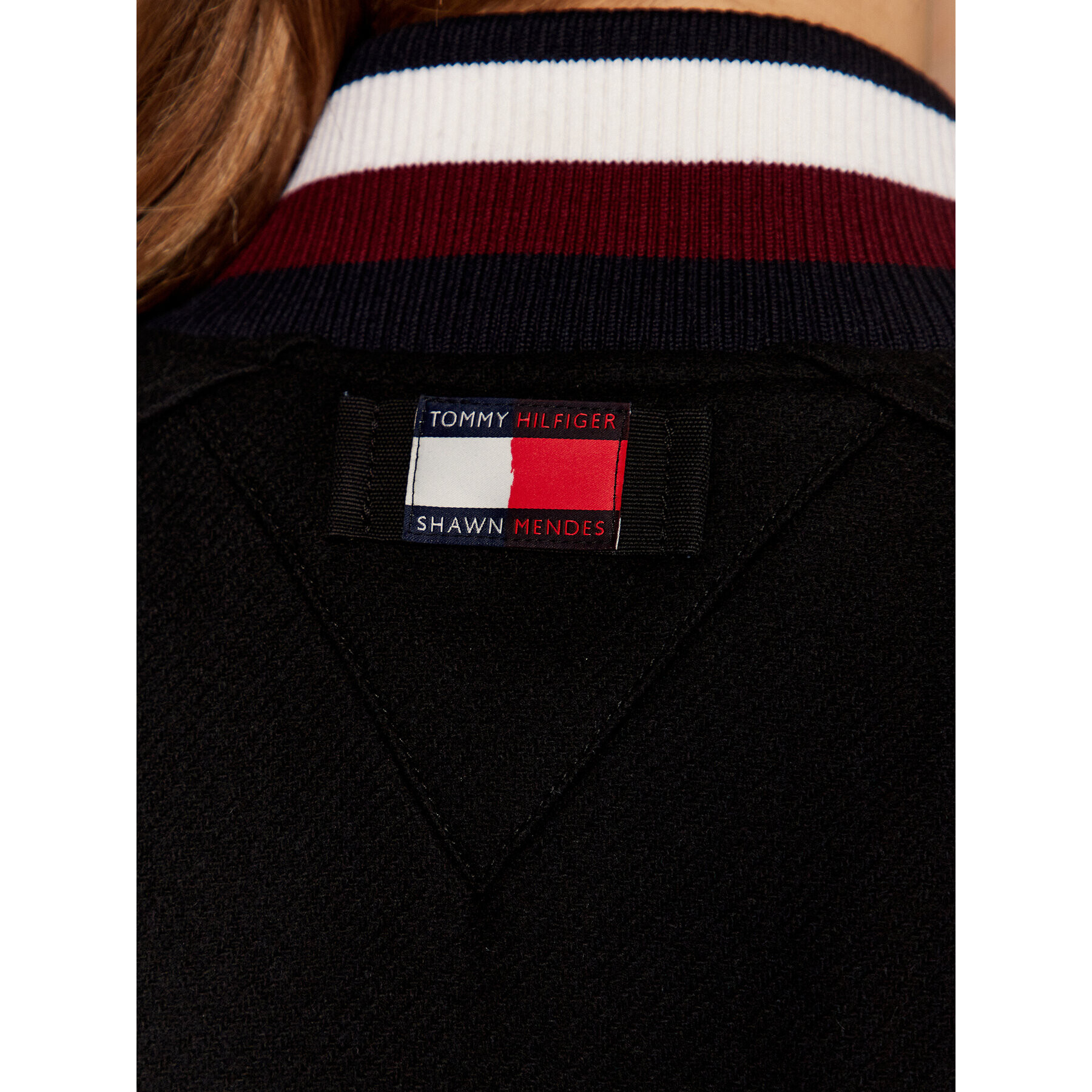 Tommy Hilfiger Яке бомбър Varsity WW0WW38981 Черен Regular Fit - Pepit.bg