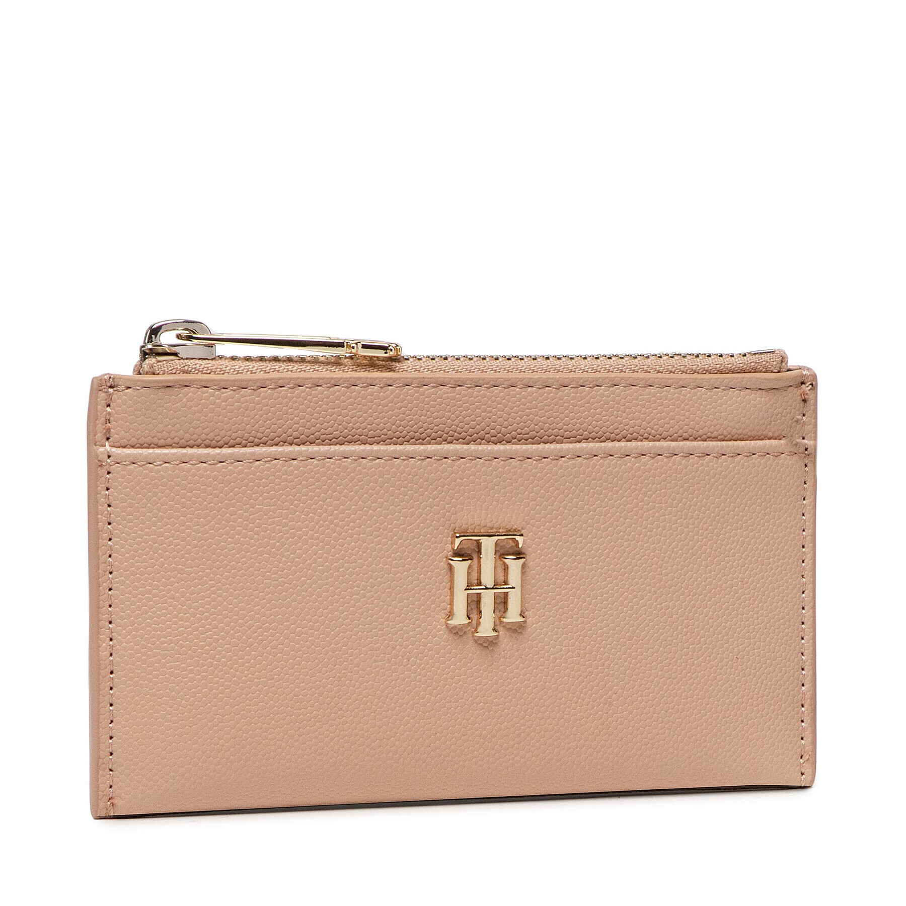 Tommy Hilfiger Калъф за кредитни карти Th Timeless Cc Holder Pouch AW0AW11620 Бежов - Pepit.bg