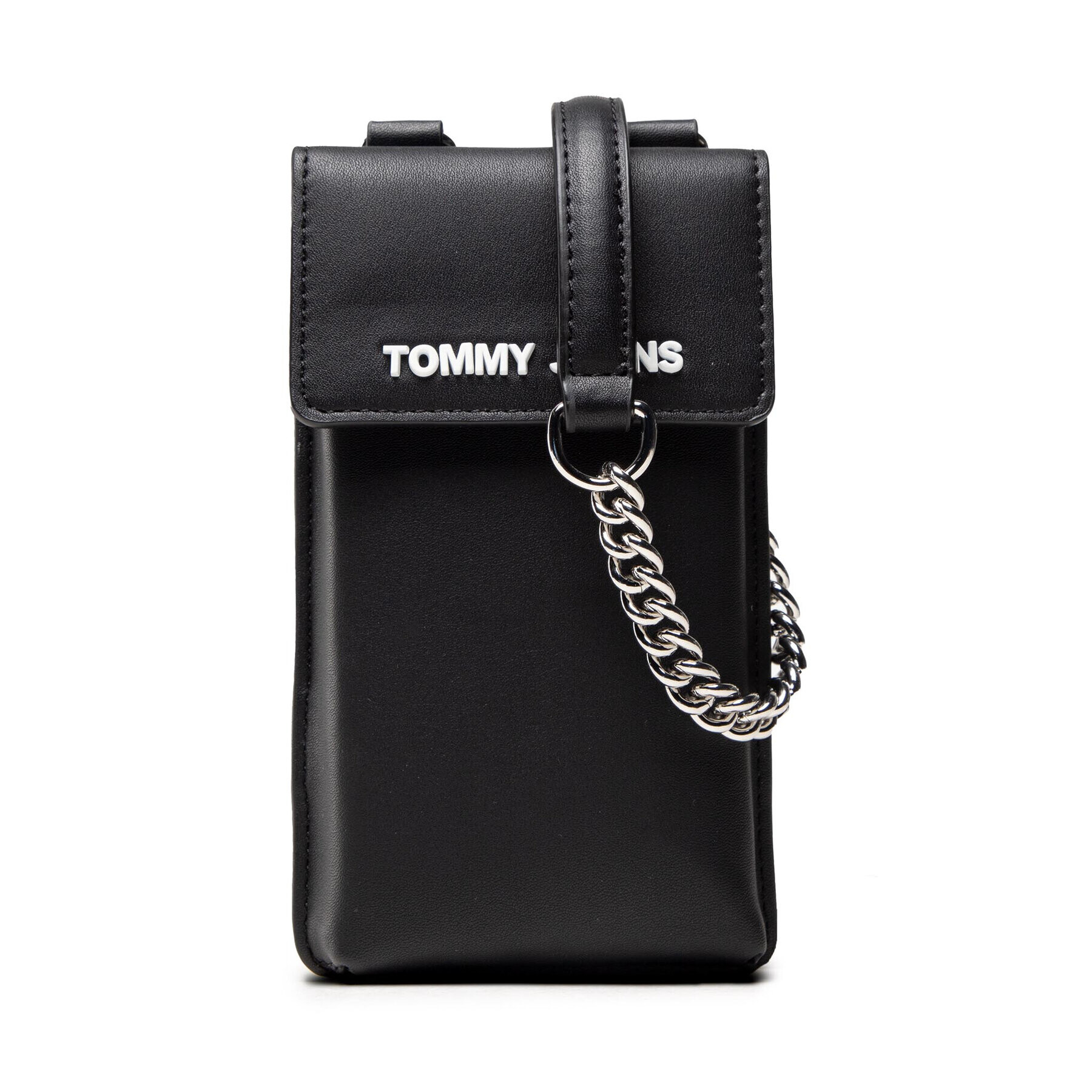 Tommy Hilfiger Калъф за телефон Thw Pu Phone Pouch AW0AW10832 Черен - Pepit.bg