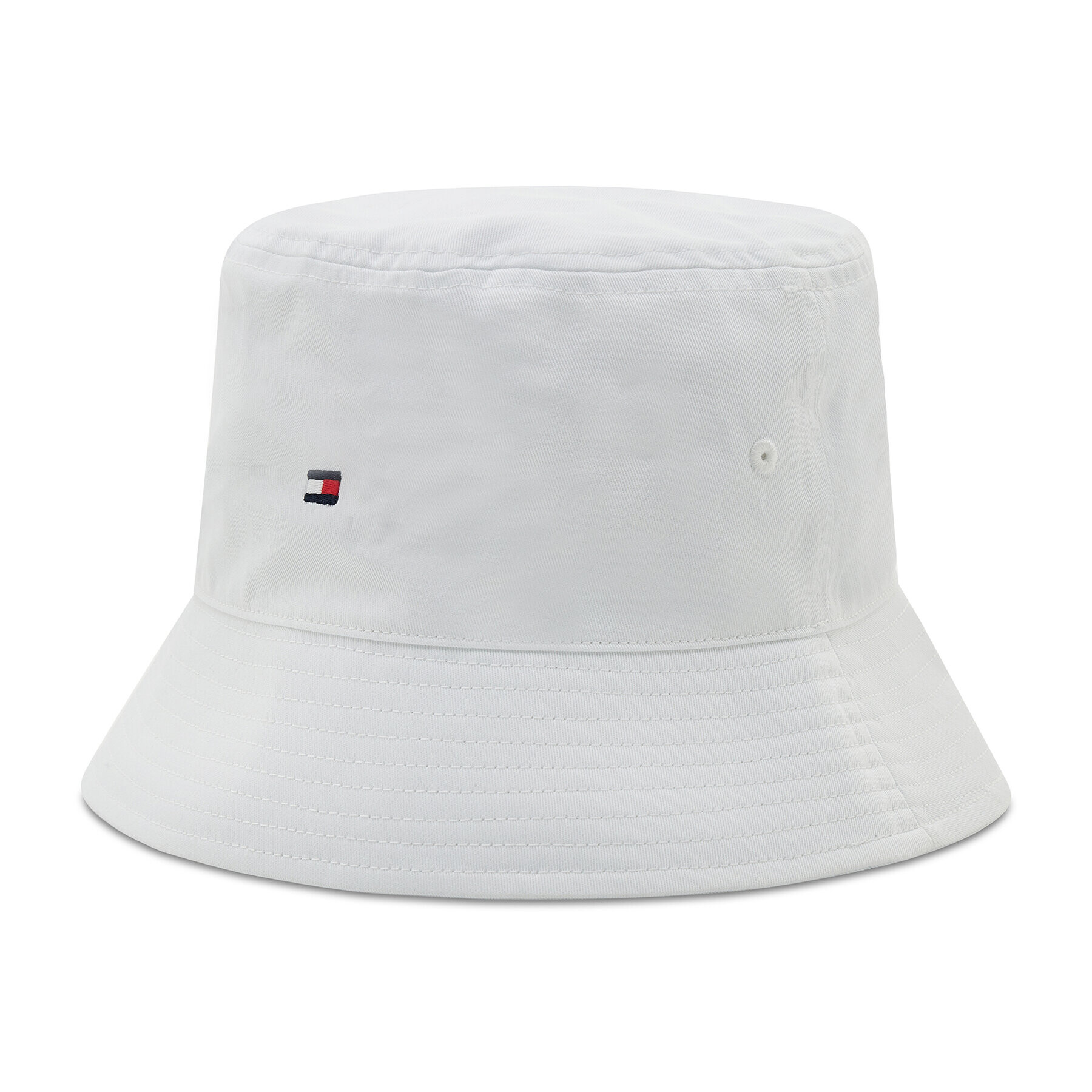 Tommy Hilfiger Капела Bucket Essential Flag AW0AW11673 Бял - Pepit.bg