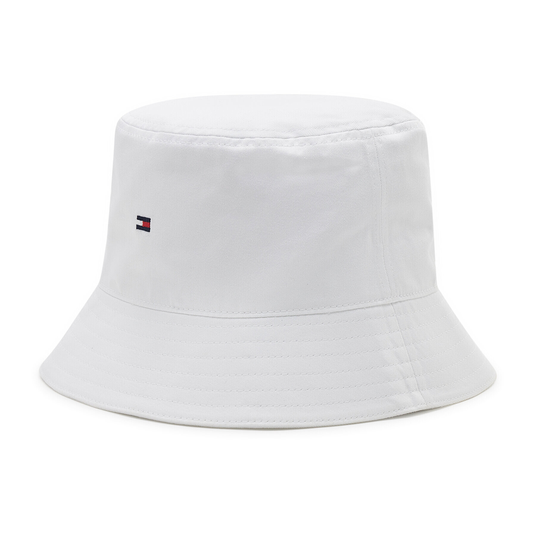 Tommy Hilfiger Капела Essential Flag Bucket AM0AM09481 Бял - Pepit.bg