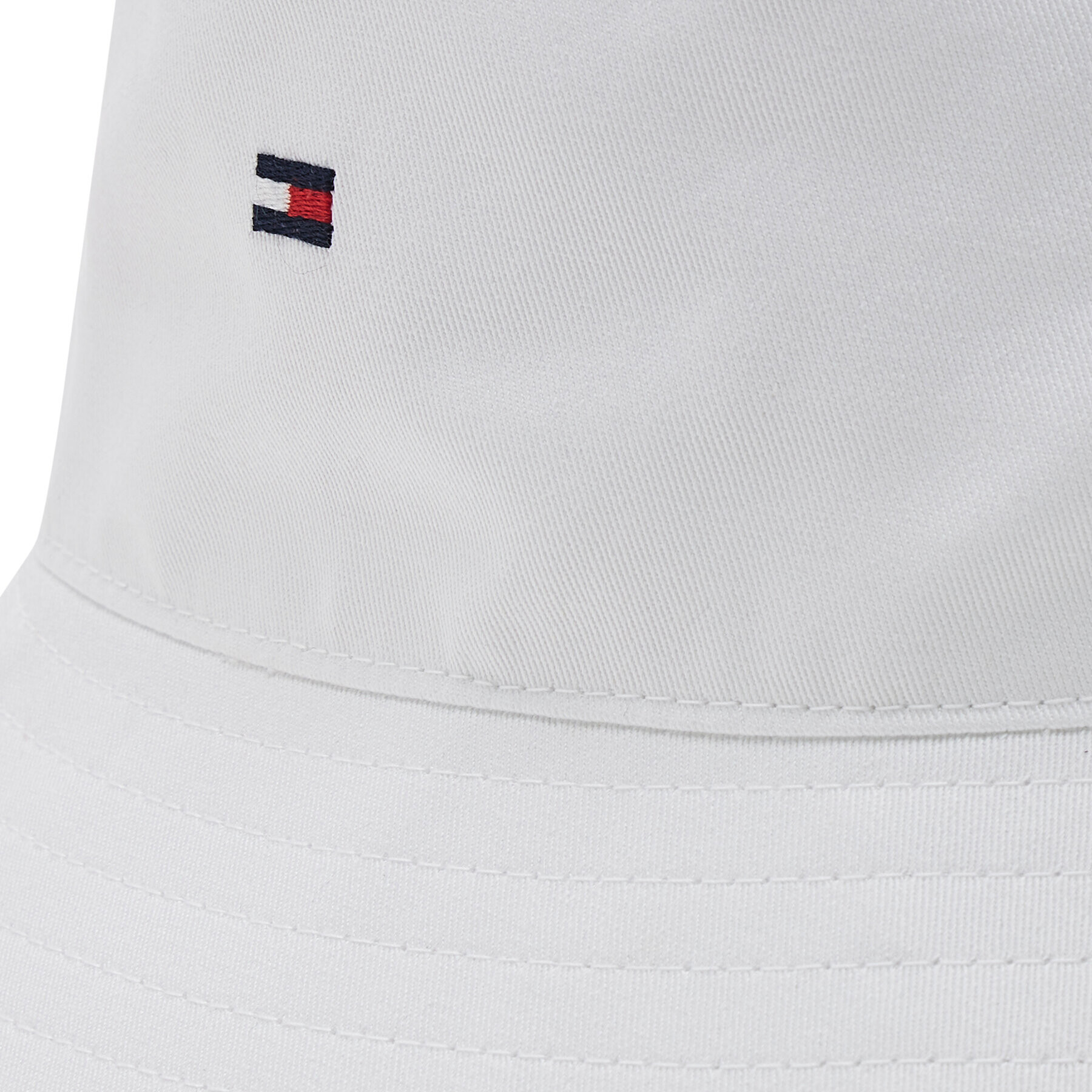 Tommy Hilfiger Капела Essential Flag Bucket AM0AM09481 Бял - Pepit.bg
