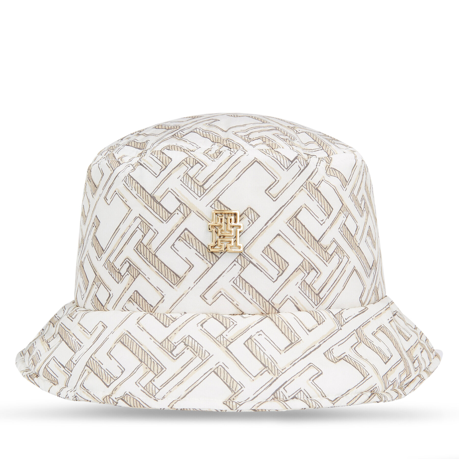 Tommy Hilfiger Капела Monogram All Over Bucket Hat AW0AW15296 Бежов - Pepit.bg