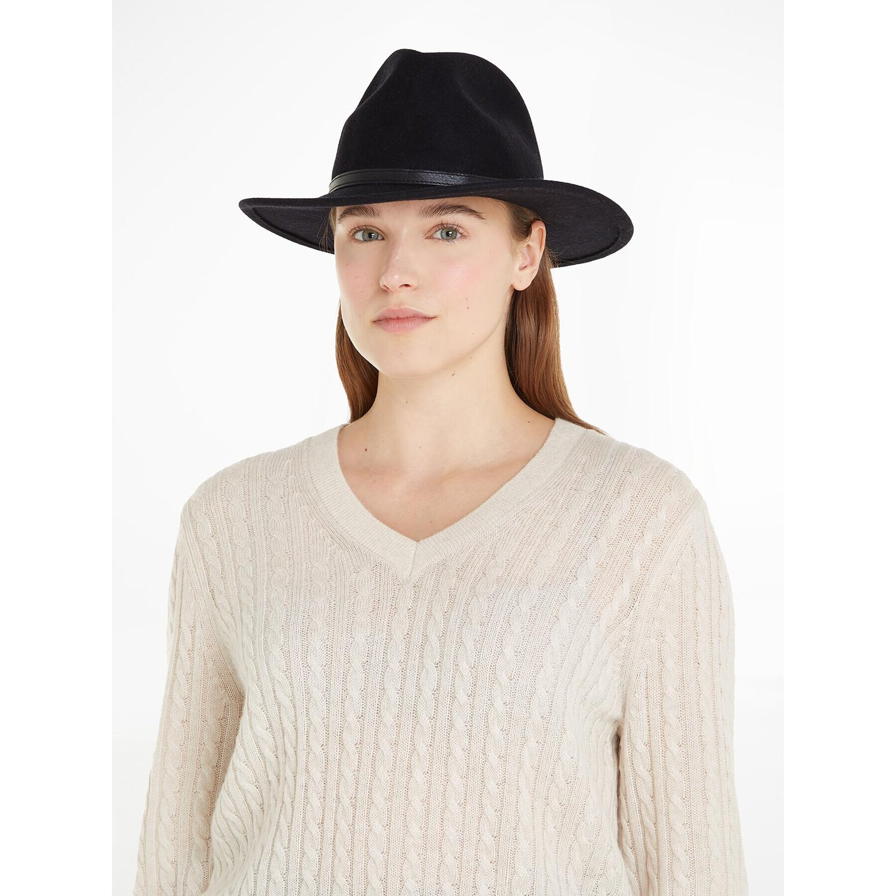 Tommy Hilfiger Капела Th Evening Fedora AW0AW15316 Черен - Pepit.bg