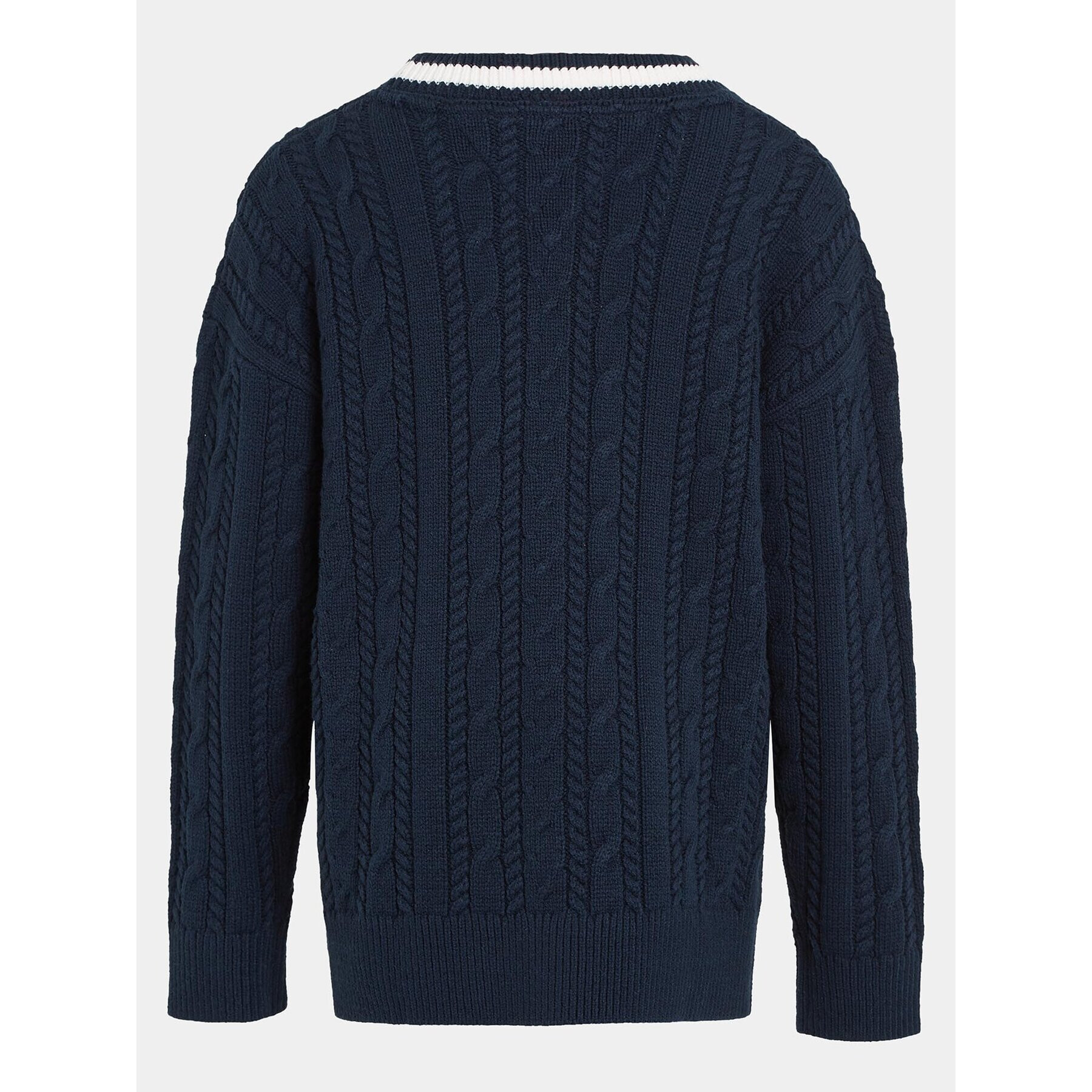 Tommy Hilfiger Кардиган Essential KB0KB08507 Тъмносин Regular Fit - Pepit.bg