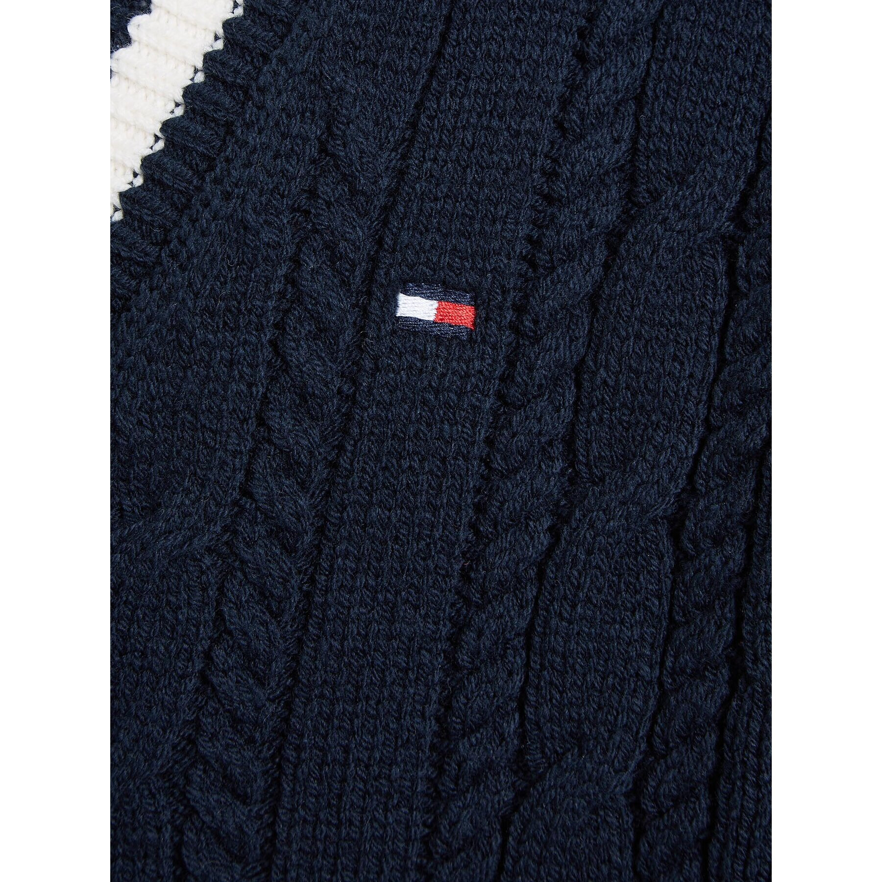 Tommy Hilfiger Кардиган Essential KB0KB08507 Тъмносин Regular Fit - Pepit.bg