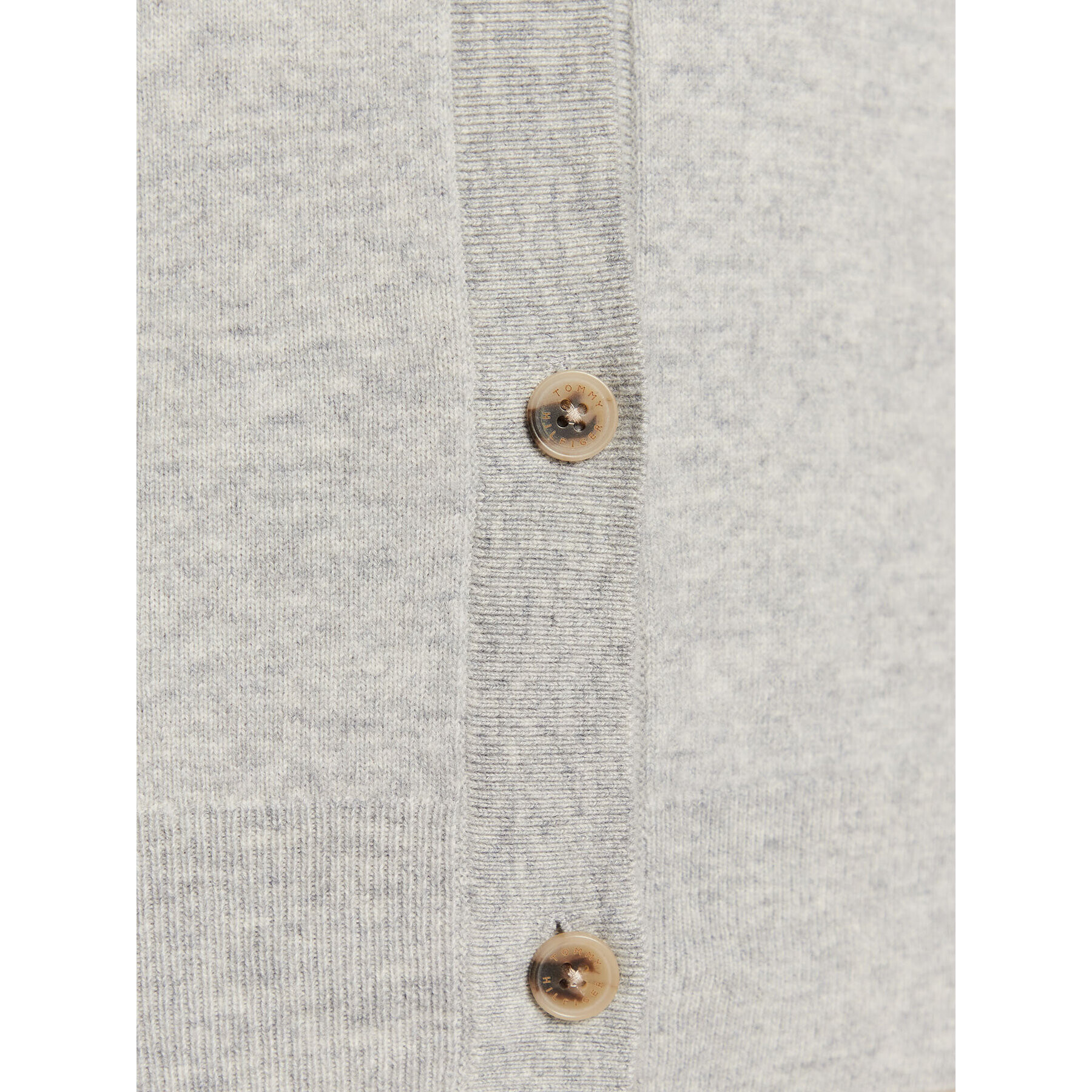 Tommy Hilfiger Кардиган WW0WW35895 Сив Regular Fit - Pepit.bg