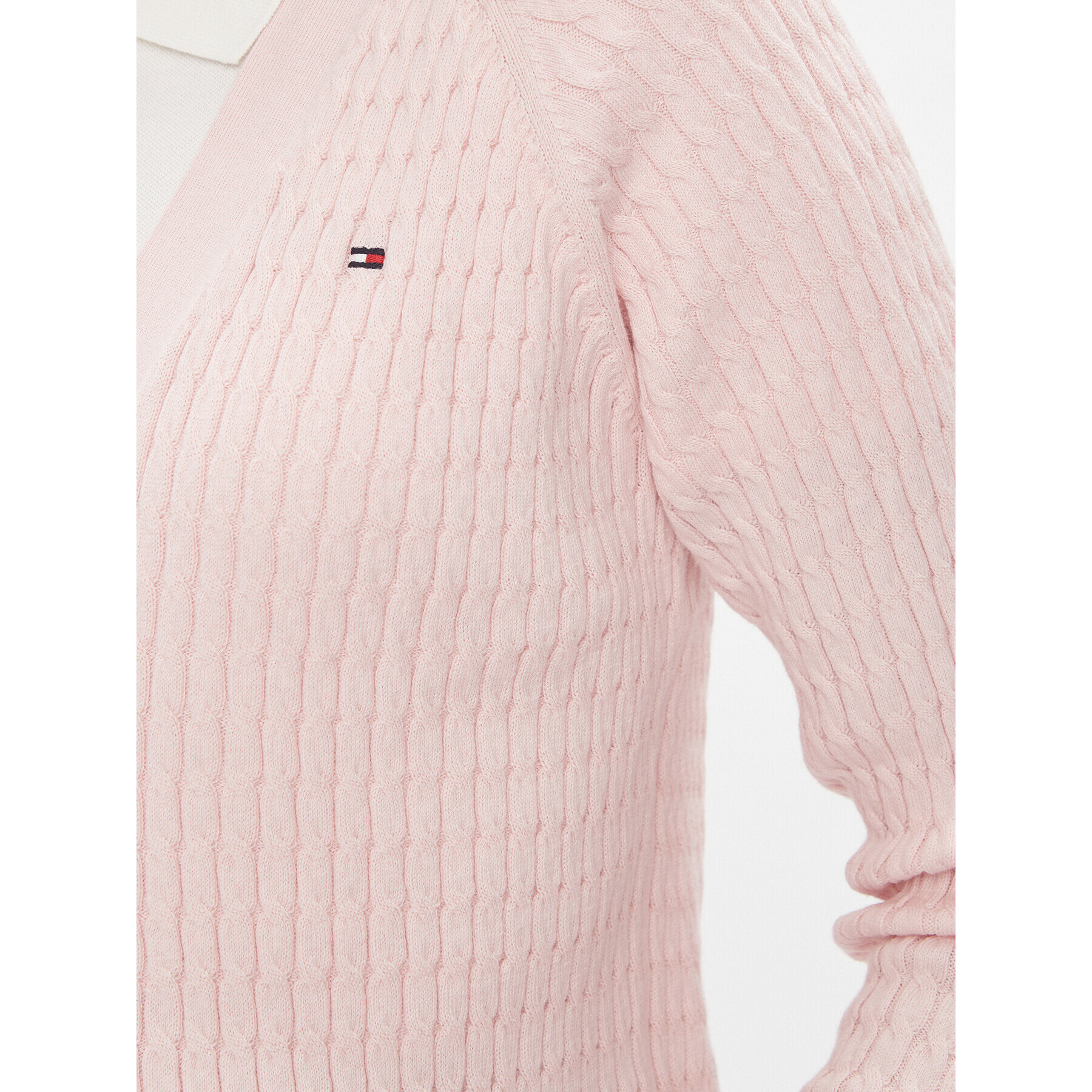 Tommy Hilfiger Кардиган WW0WW40673 Розов Regular Fit - Pepit.bg