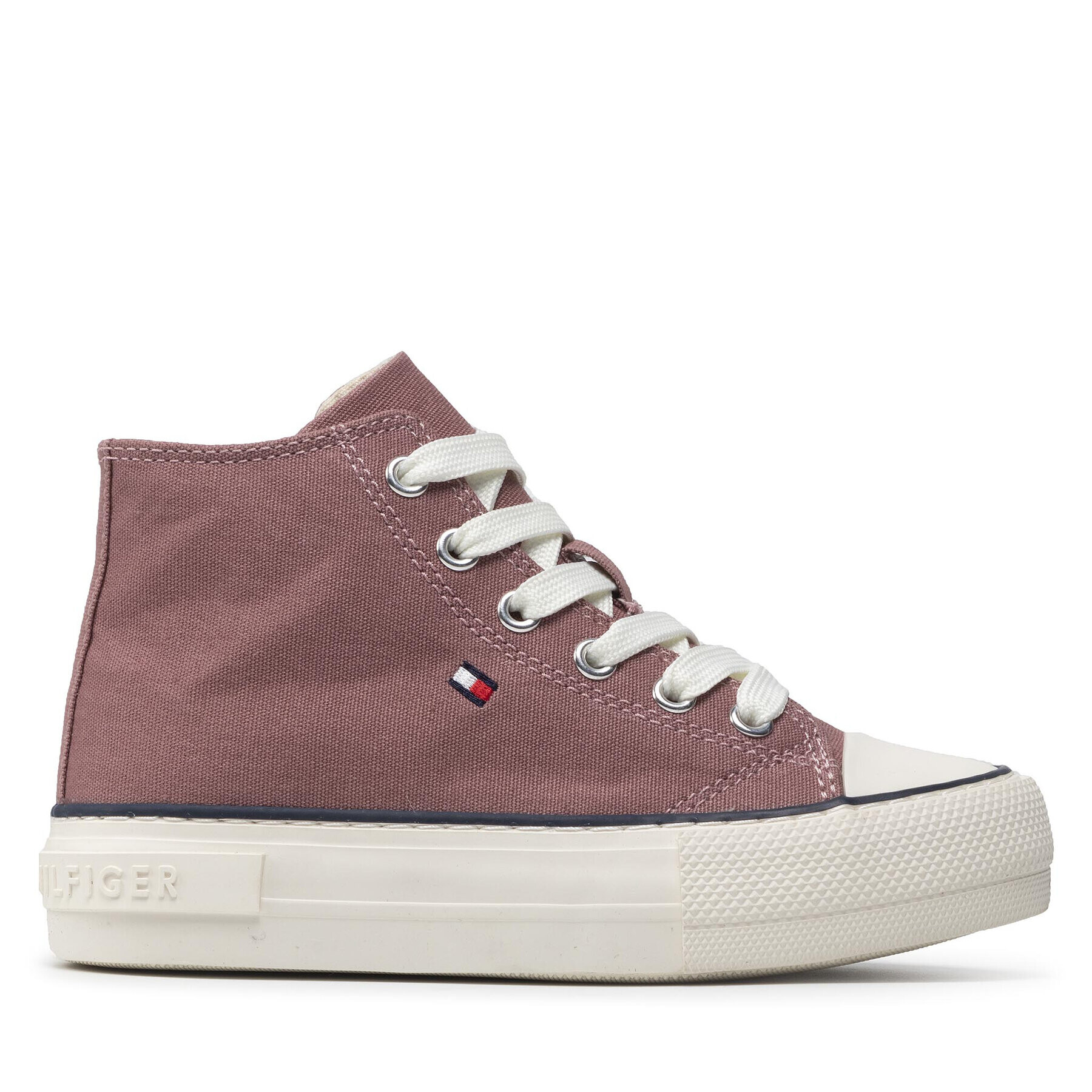 Tommy Hilfiger Кецове High Top Lace-Up Sneaker T3A4-32119-0890 M Розов - Pepit.bg