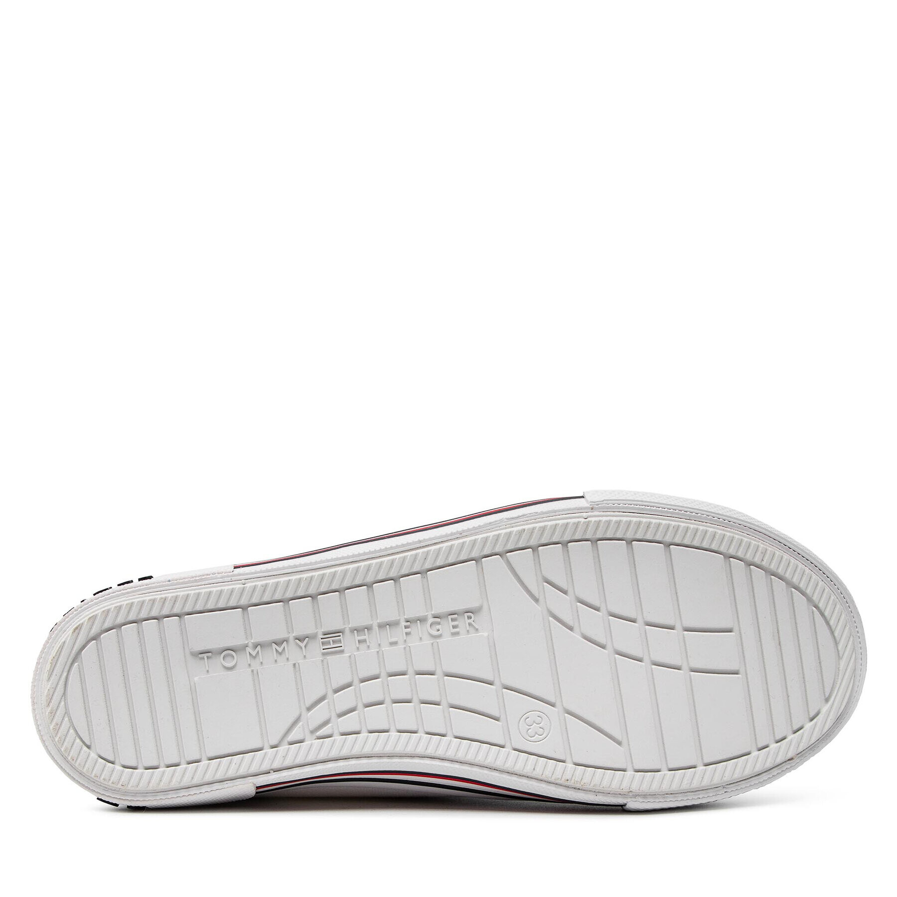 Tommy Hilfiger Кецове Low Cut Lace Up Sneaker T3X4-30692-0890 S Бял - Pepit.bg