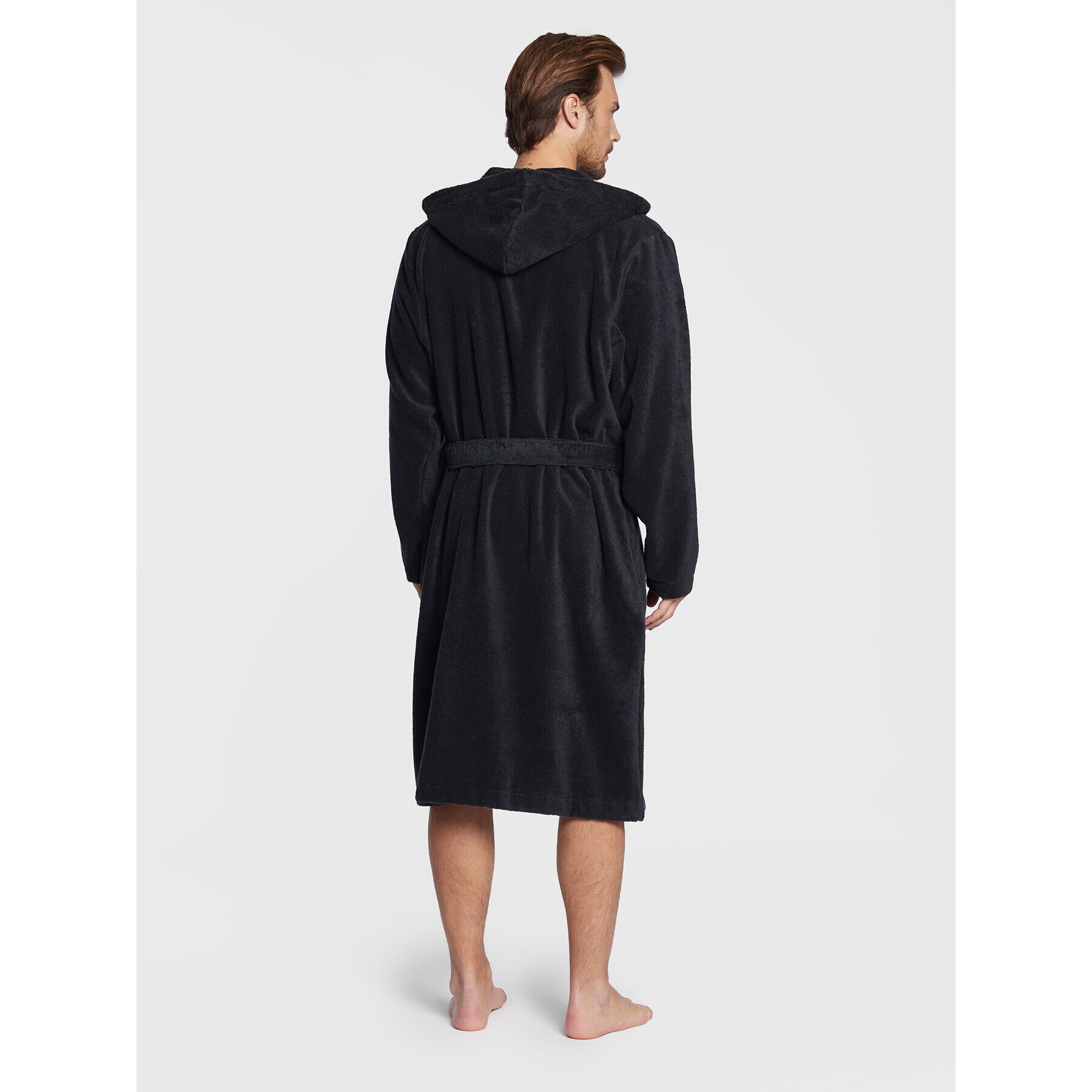 Tommy Hilfiger Халат Interlock UM0UM02672 Тъмносин - Pepit.bg
